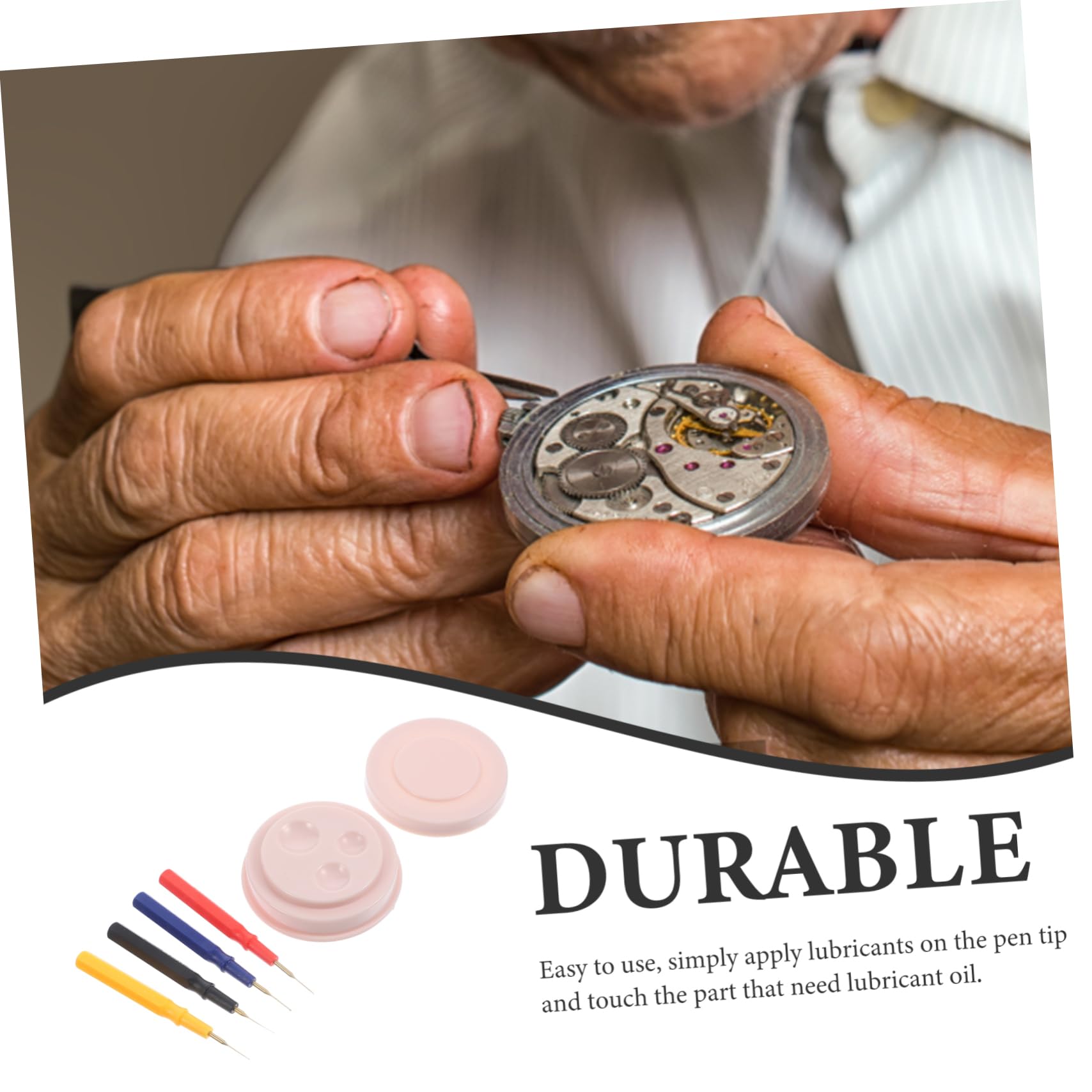 3juegos Herramientas De para Relojes Kit Portátil Bolígrafos De y Tazón De para Reparación De Relojes y Juguetes