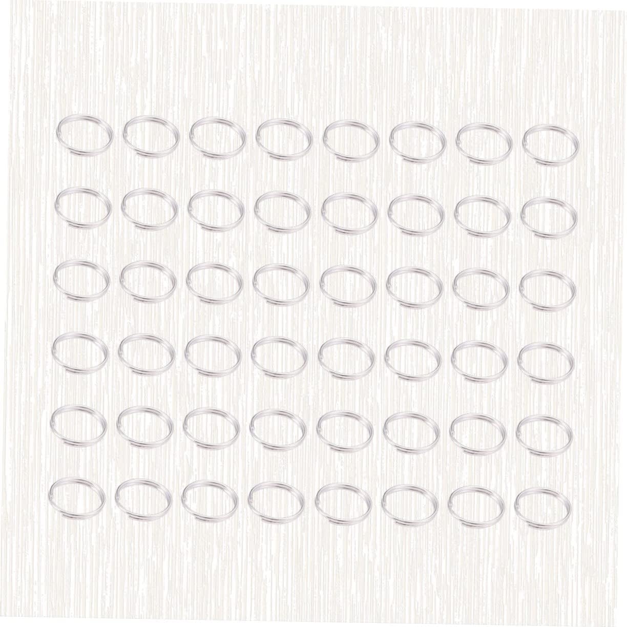 1500pcs Open Jewelry Jump Rings Kit Silver Jewelry Making Materials Set Round Double Circle Design for DIY Earrings