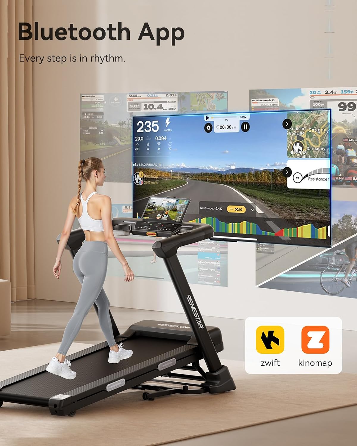 Renestar Treadmill Bluetooth App Integration