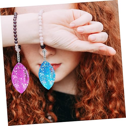 Miniatura 8 de VILLCASE Molde colgante para colgantes de cristal, moldes de resina, pestañas para mascotas, moldes para colgantes de epoxi, molde de silicona,