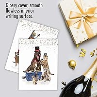 Vista 5 de The Best Card Company Juego de 20 tarjetas de notas de Año Nuevo surtidas de 4 x 5.12 pulgadas con sobres (10 diseños, 2 de cada uno) bandas