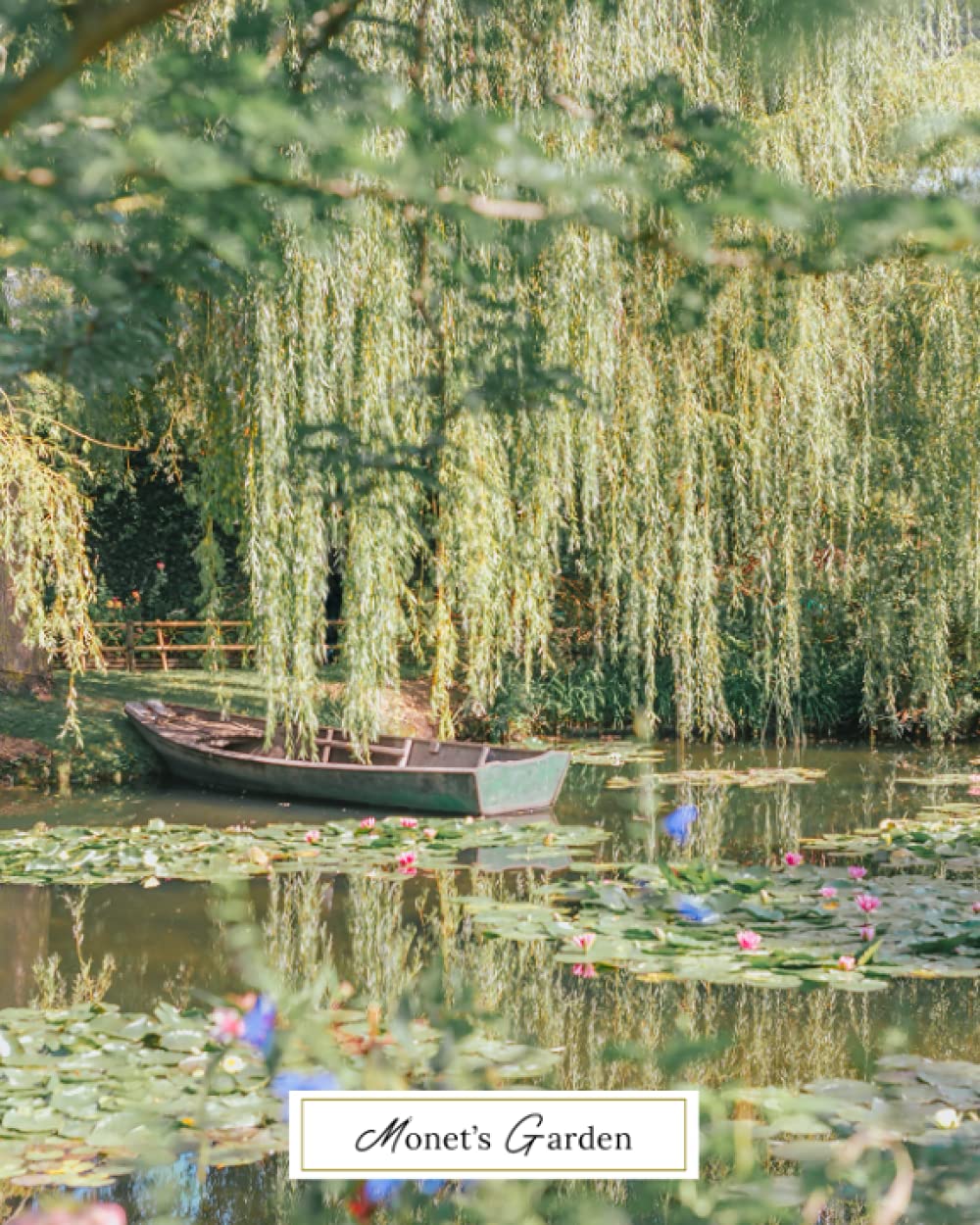 Monet's Garden Notebook: Lined 8x10 Notebook Inspired by Impressionist Artist Claude Monet's Garden in Giverny France