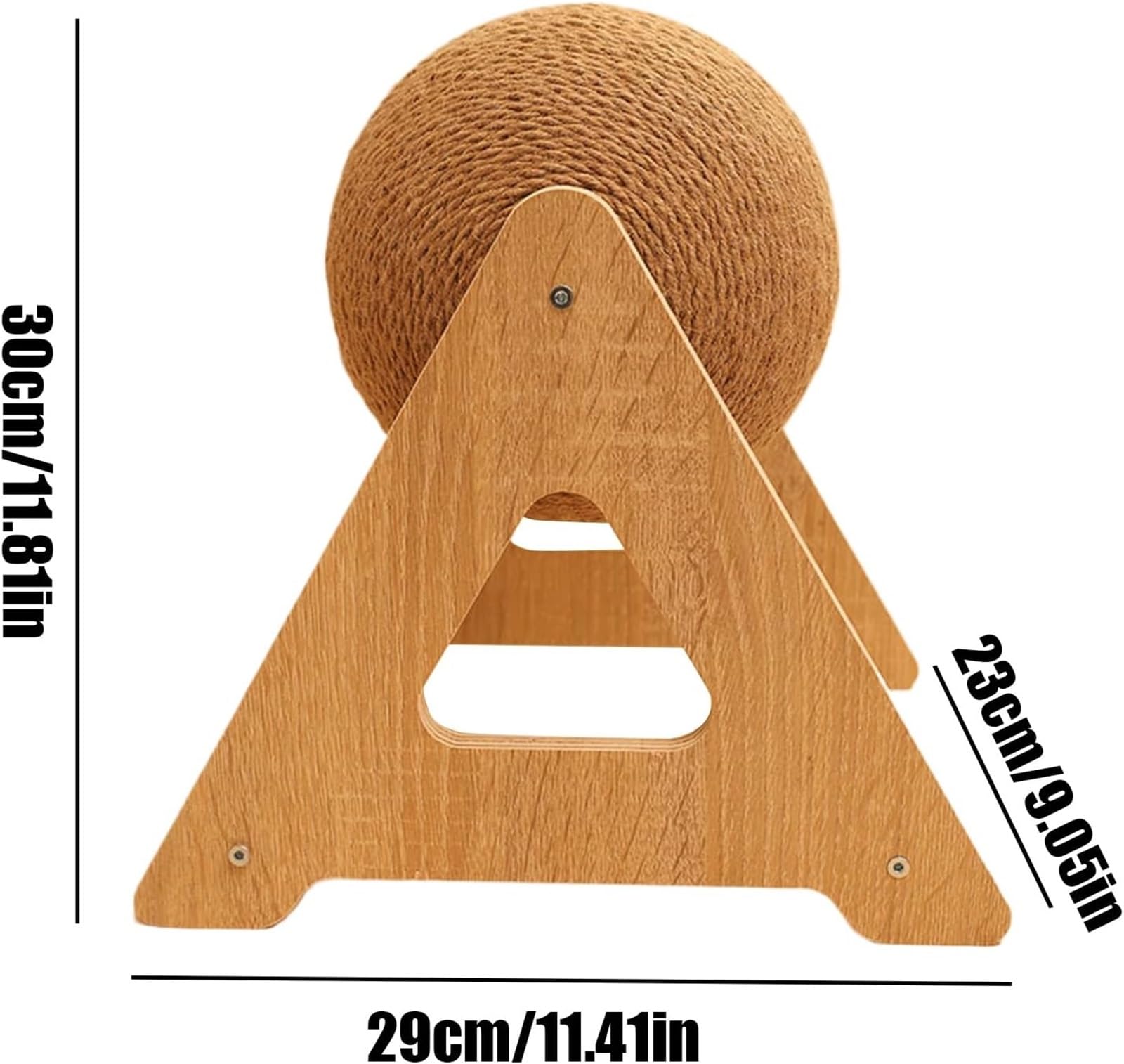 Griffoir pour Chat – Circuit à balles en 3 Tailles, Tapis à griffer interactif pour Chatons, Chats, Lapins, Chinchillas, Divertissement d'intérieur(L)