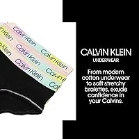 Vista 5 de Calvin Klein Bikinis modernos de algodón para niñas, paquete múltiple