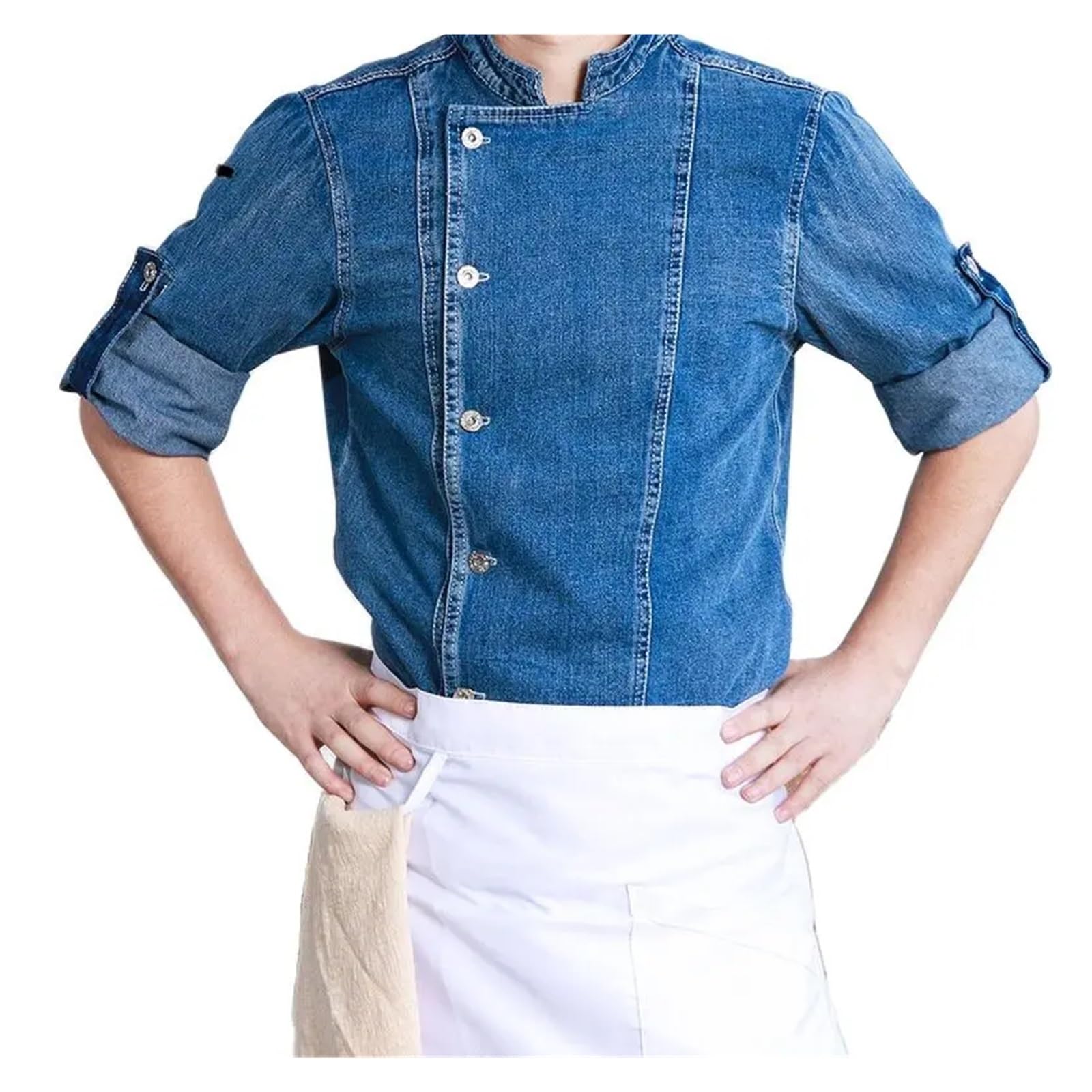 Abiti da lavoro a maniche lunghe da cuoco occidentale, for uomo, for cucina, pasticceria, catering, hotel, ristorante Per Il Personale Del Ristorante