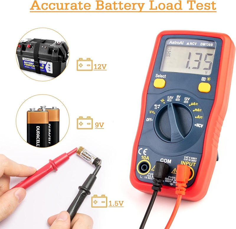 AstroAI Multimètre Numérique Portable TRMS 4000 Count