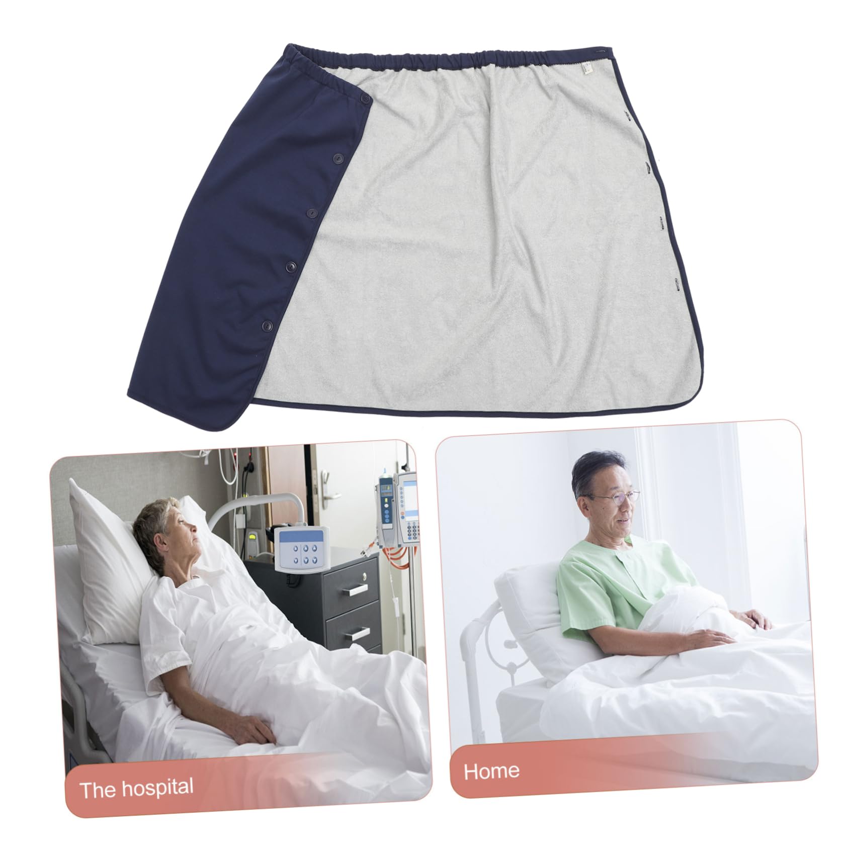 Didiseaon Bed Reusable Waterproof Diaper Skirt for Adults Leak Proof Comfortable Material for Men Women