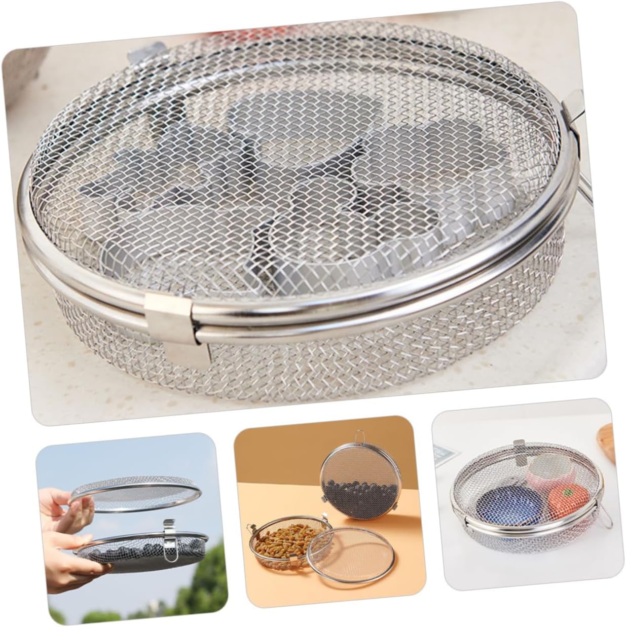 2pcs Dishwasher Utensil Basket Silverware Drying Rack Stainless Steel Cutlery Organizer for Sink Baking