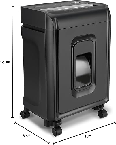 Miniatura 8 de Aurora AU1085MA - Trituradora de tarjetas de crédito y papel microcortado de 10 hojas de alta seguridad con papelera extraíble de 4 galonestiempo de