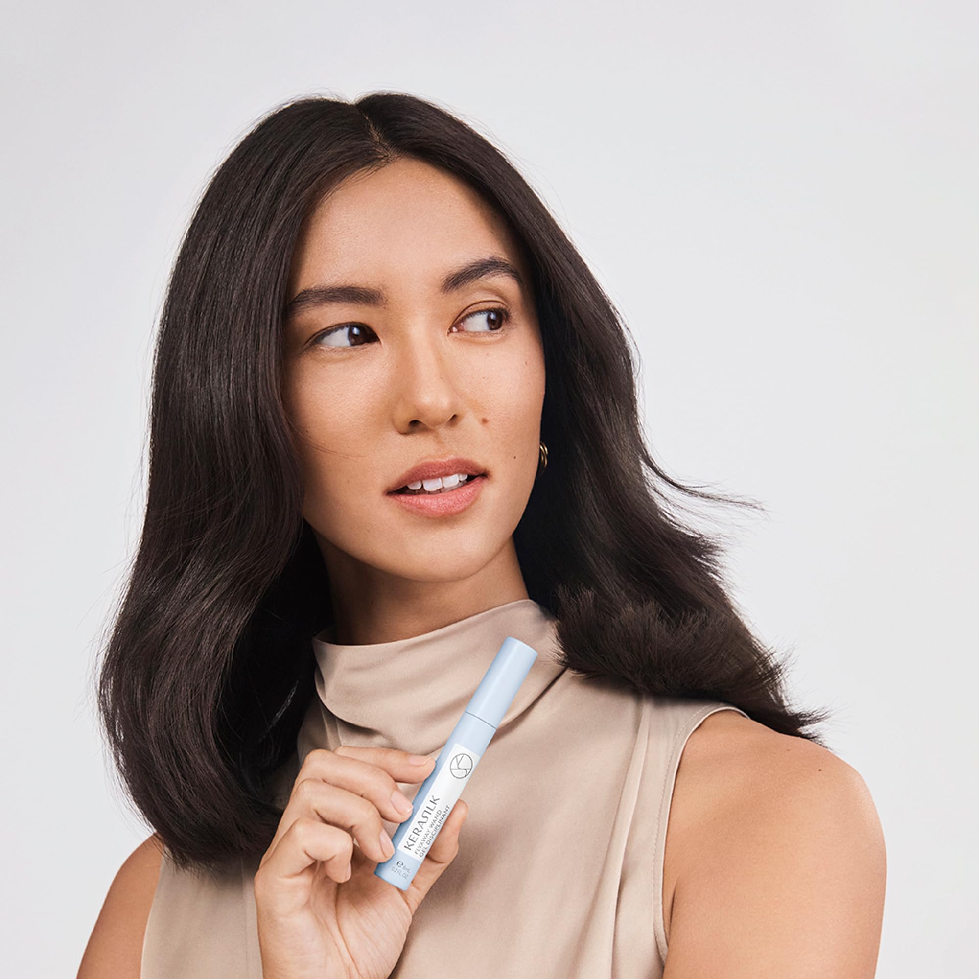 Kerasilk Flyaway Wand for On-the-Go Frizz Control, Vegan and Sulfate Free, 8ml