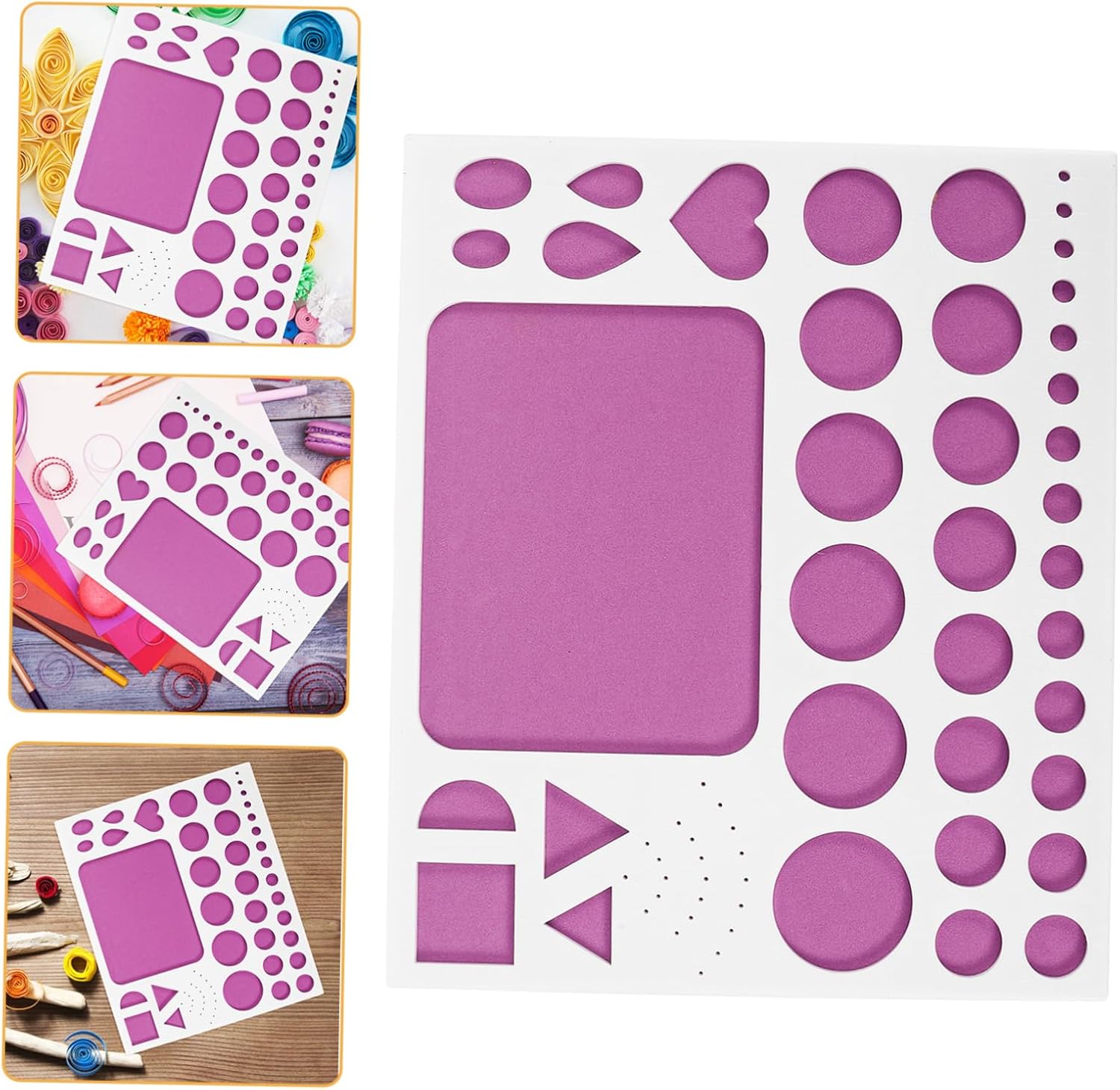 Gadpiparty Quilling Tool Ergonomic Paper Quilling Templates Rolling Tool for DIY Crafts Durable Material Comfortable to Use for Personal Professional Projects