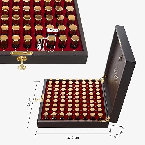 Miniatura 7 de Kit de aroma de vino, juego de aroma de degustación y olor para vinos blancos y tintos, 80 aromas, regalo educativo de capacitación - principiantes