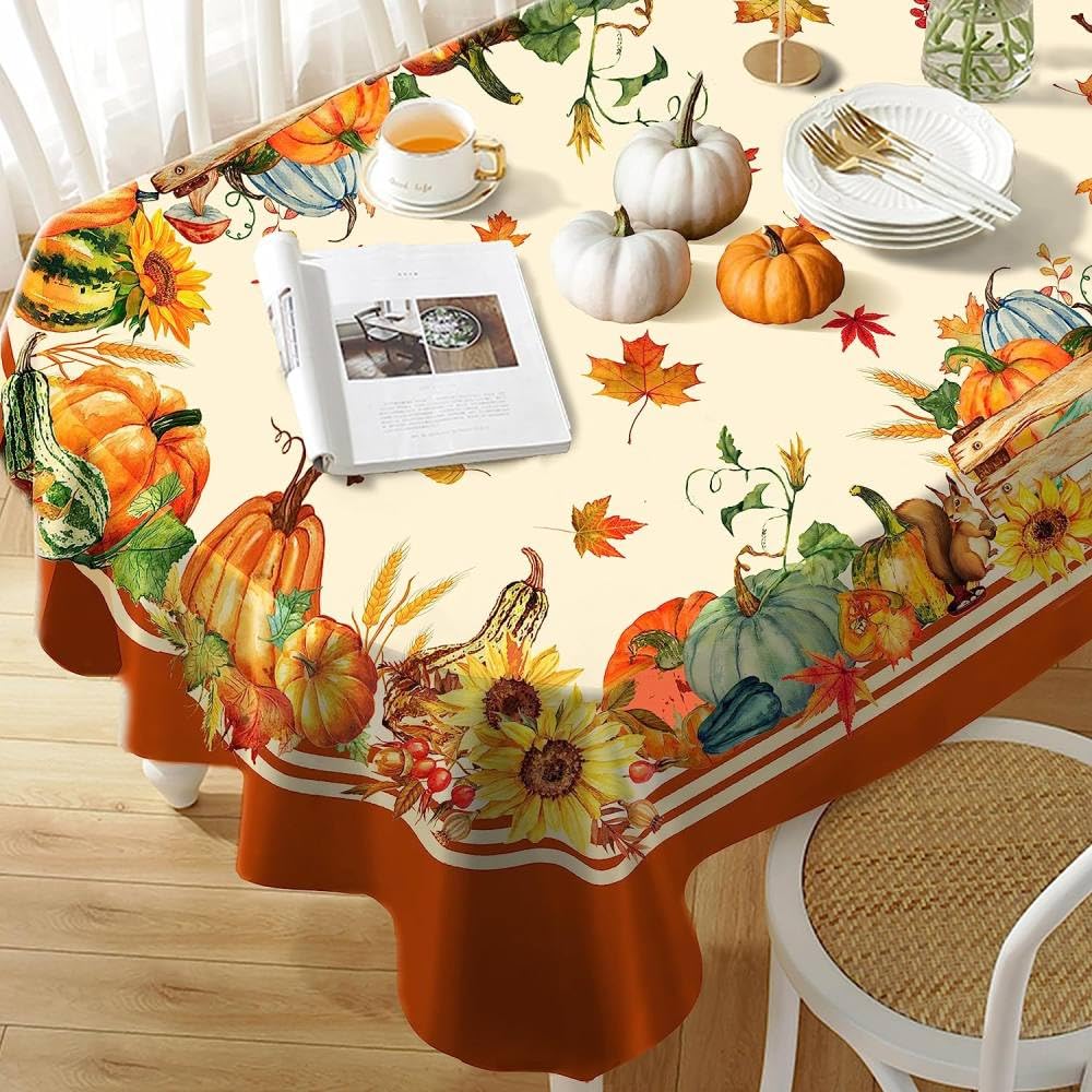 Nappe feuille d'érable en polyester haut de gamme pour table de réception