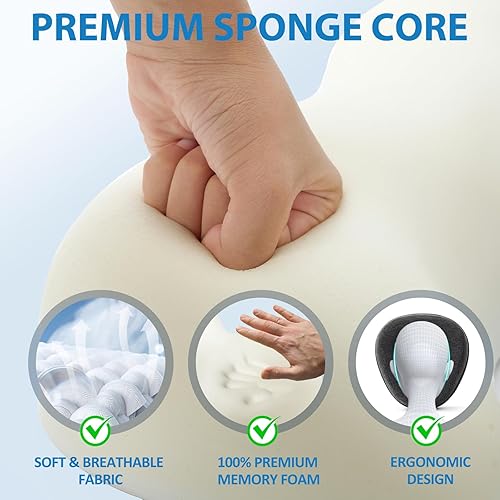 Miniatura 4 de Almohada de pecho y almohada de boca abajo para masaje, cojín de masaje para mujer para dormir para cama con parte inferior antideslizante, cojín