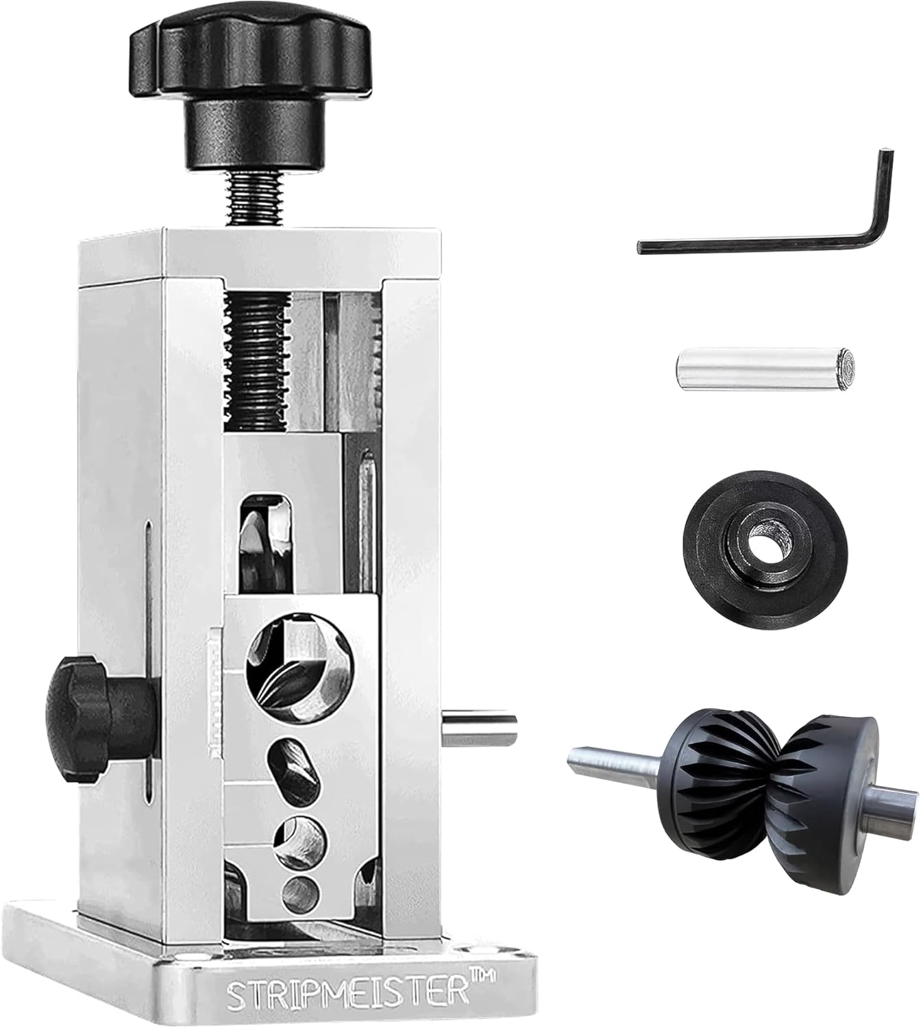 StripMeister Original & E250 Feeder Replacement, E250 Blade Replacement Kit, and Drill-Powered Wire Stripper Machine - Ultra-Grip Replacement Feeder, Manual Wire Stripping Made Easy