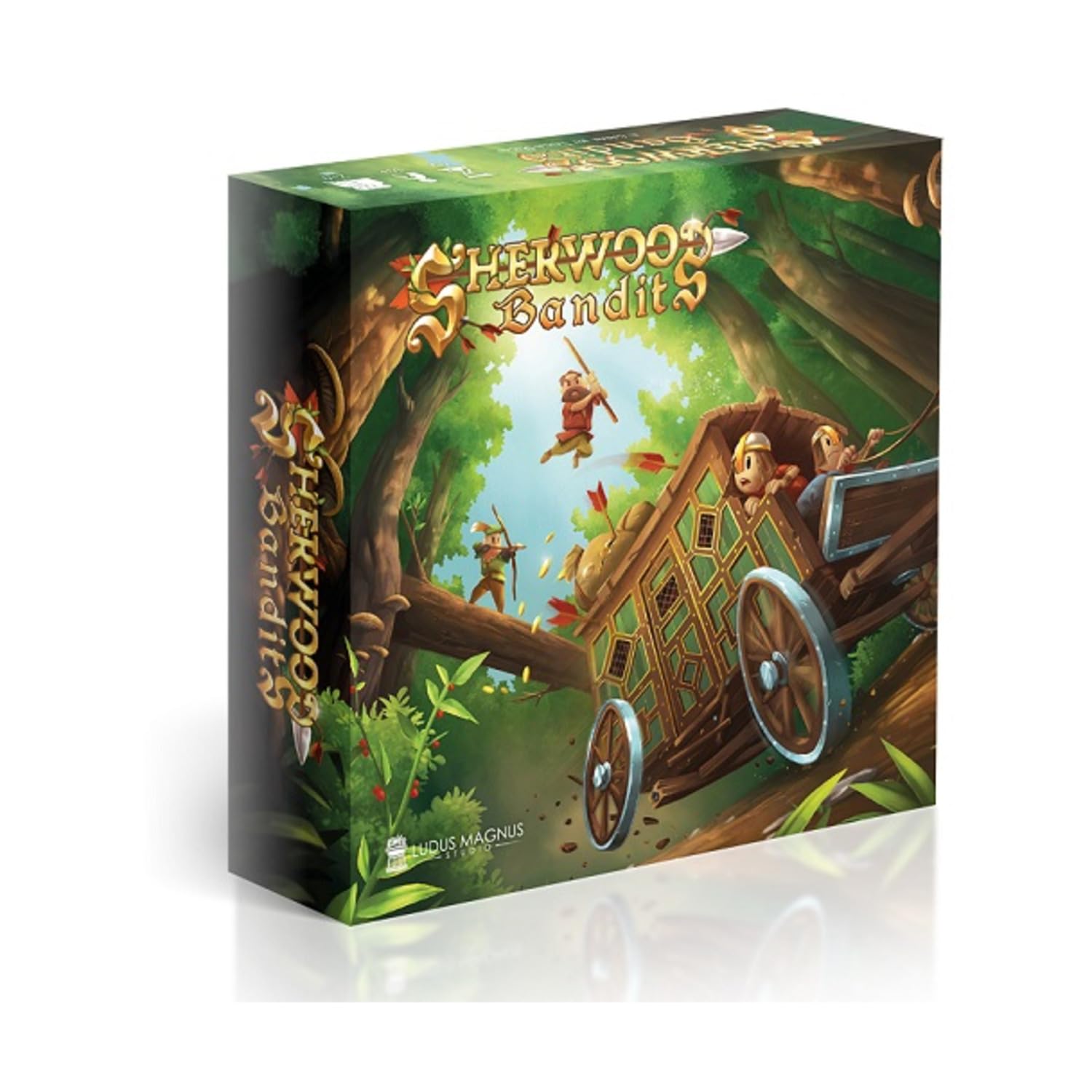 Ludus Magnus Studio - Sherwood Bandits - Gioco da Tavolo, 2-4 Giocatori, 14+ Anni, Edizione Multilingua con Italiano