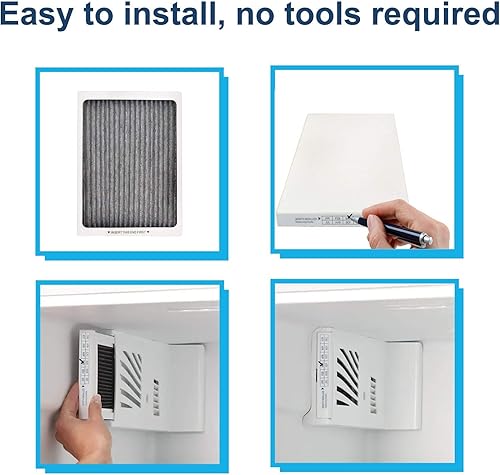 Miniatura 6 de HQRP Filtro activado por carbón para refrigerador (paquete de 2) compatible con Electrolux 242047801 242047804 EAFCBF PS1993820 repuesto