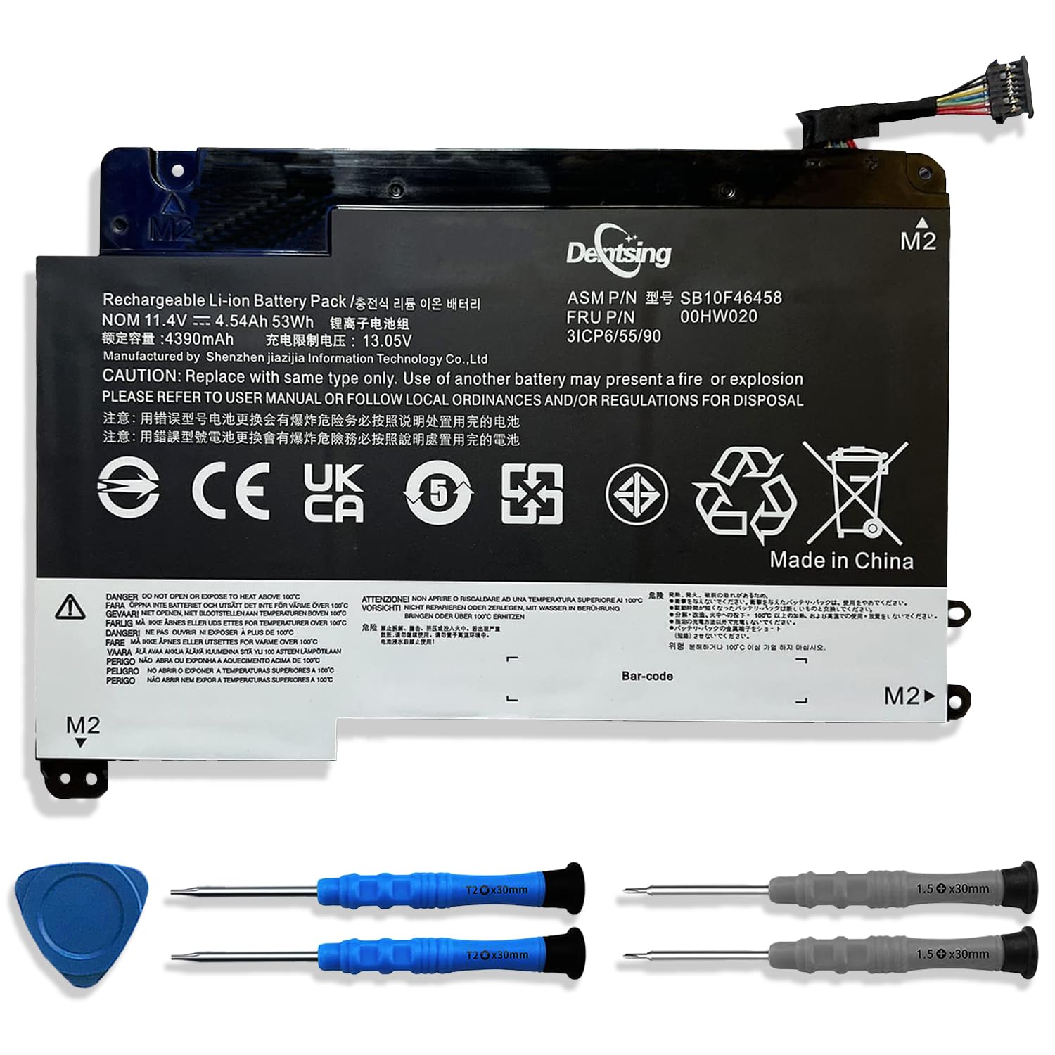 Dentsing 00HW020 Laptop battery Replace for Lenovo ThinkPad Yoga 460 20EL 20EM P40 Yoga 20GQ 20GR Yoga 14 20FY 20DM000VUS 20FY0002US S3 Yoga 14 Series