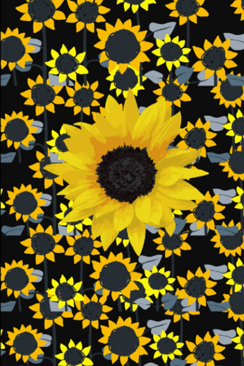 SUNFLOWER LOVERS: Sunflower Notebook: Blank lines journal