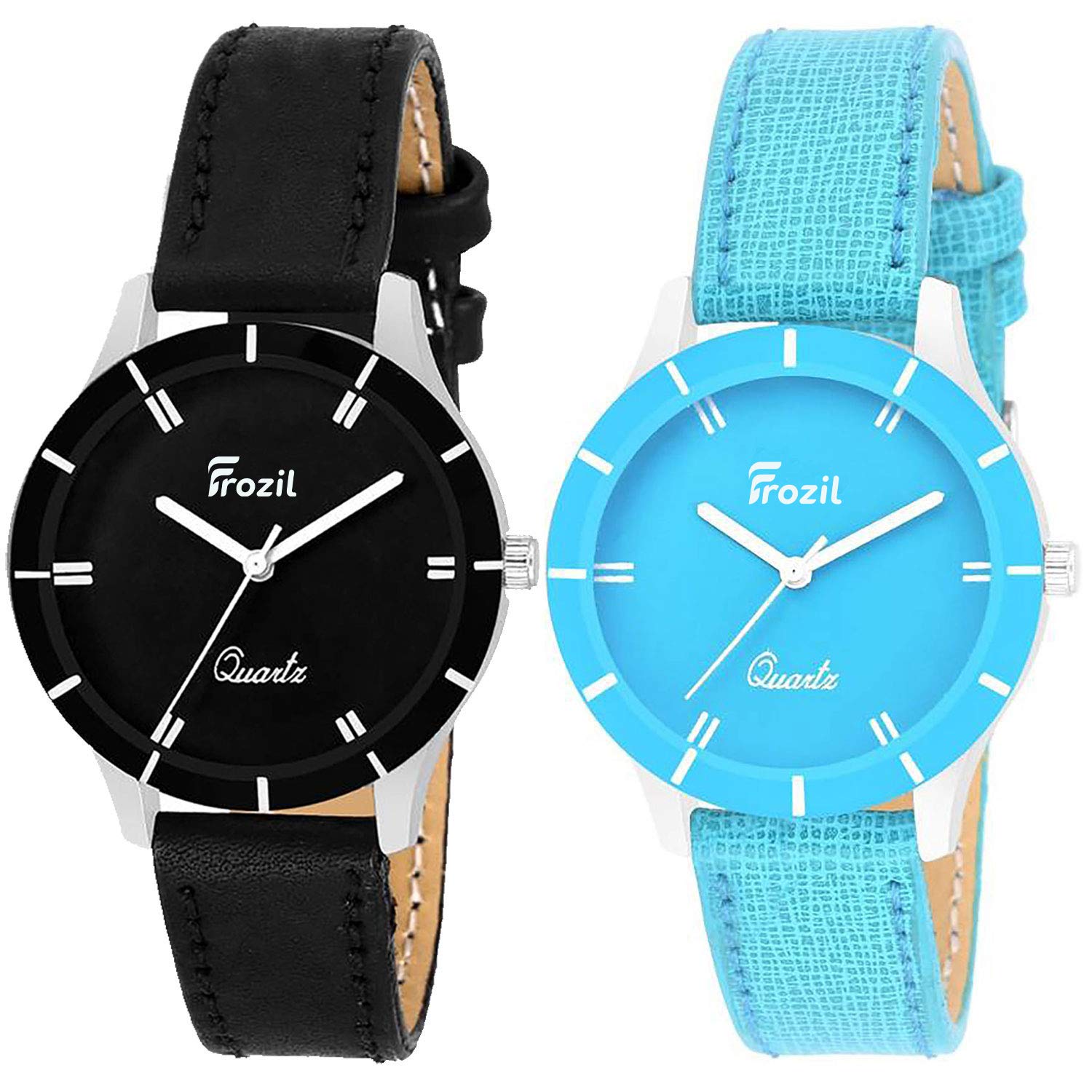 FROZIL Analogue Multicolor Dial Pair of 2 Watch for Girls(G-605-BLK-SB) (B085HZFNQM) Amazon Price History, Amazon Price Tracker
