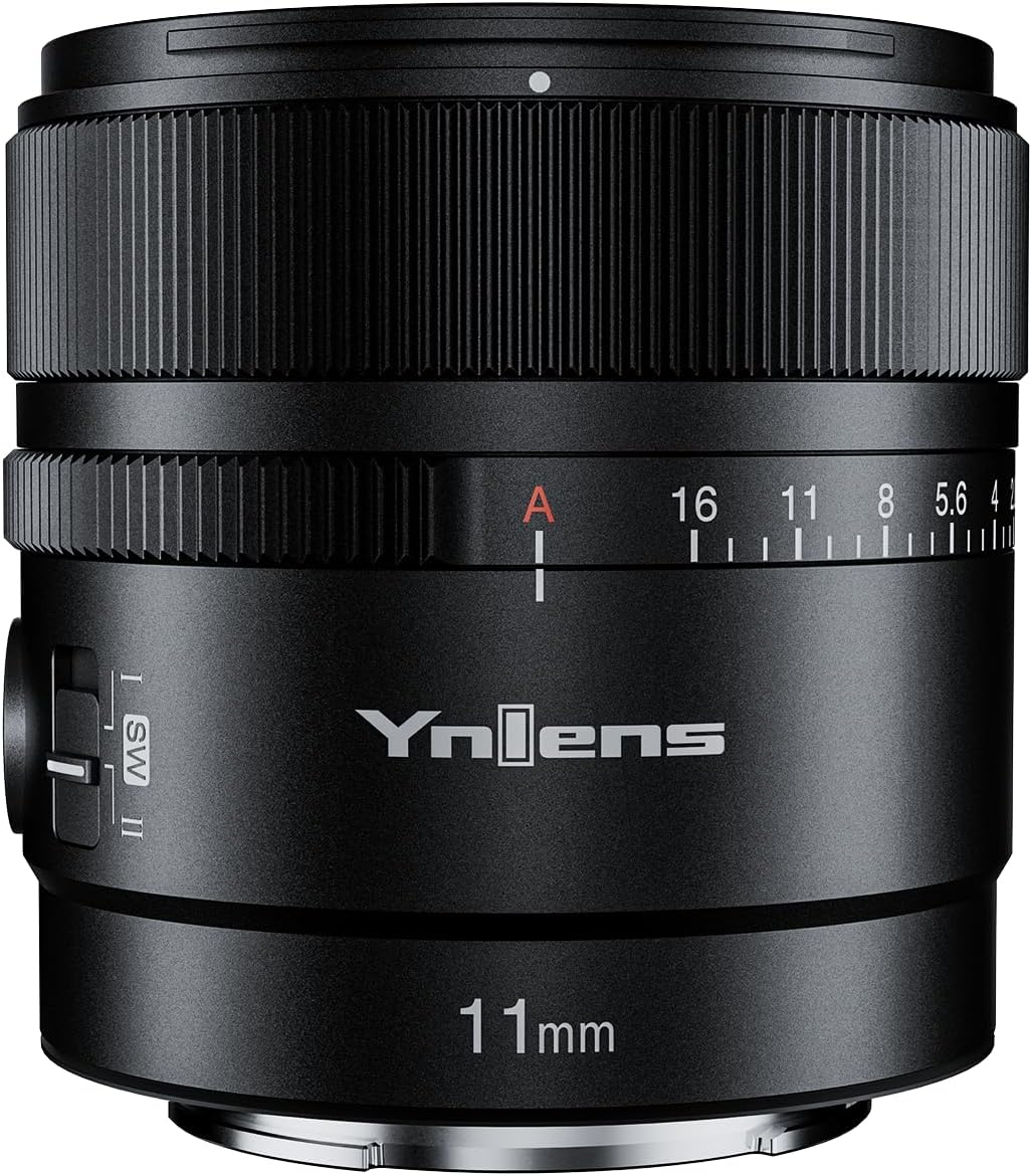 YONGNUO YN11mm F1.8S DA DSM WL Lens Angled View