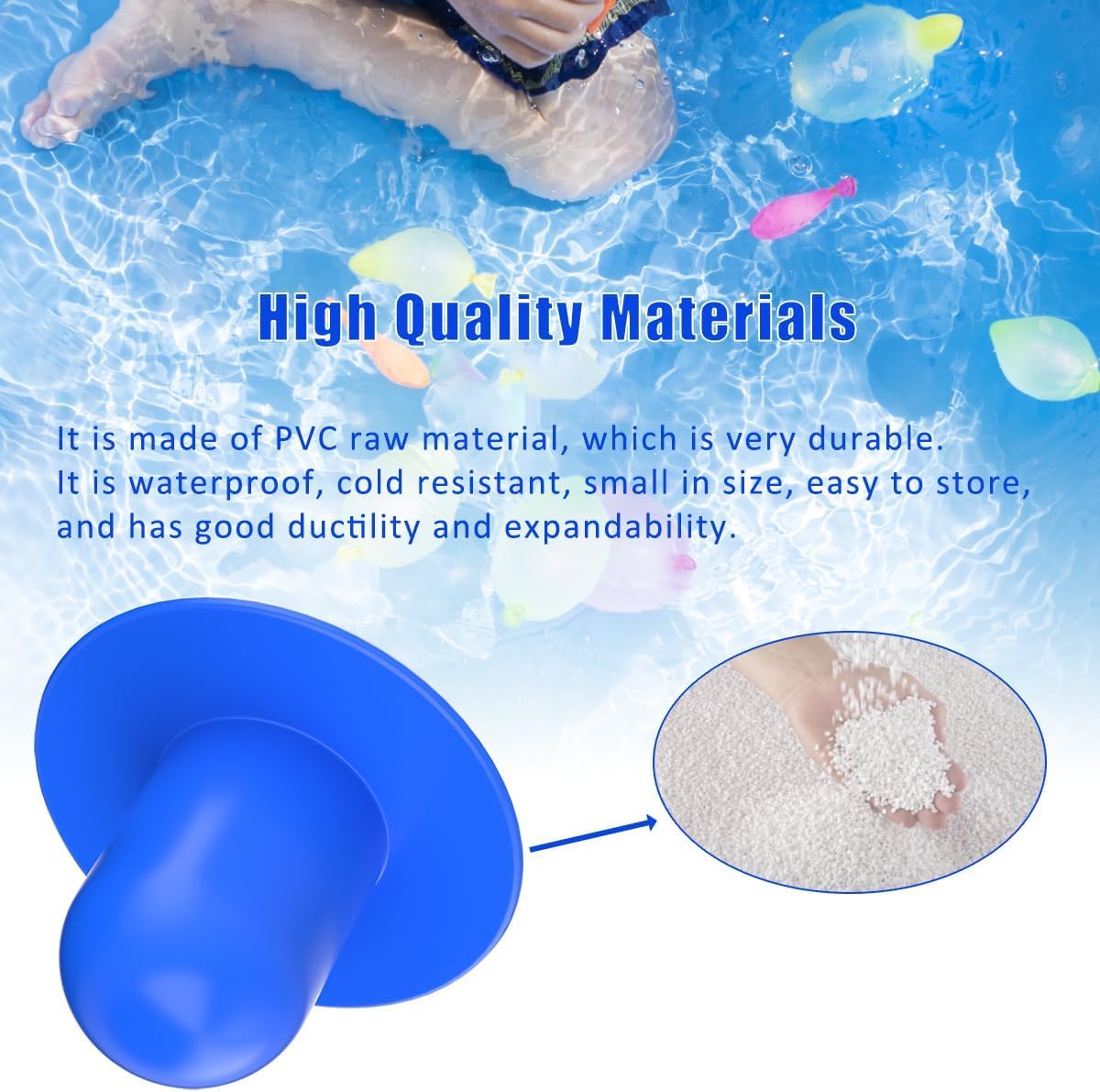 4PCS Tapones de Pared para Piscina, Tapones de Repuesto para Piscina, Tapón de Agujero para Filtro de Bomba, Tapones para Piscina sobre el Suelo