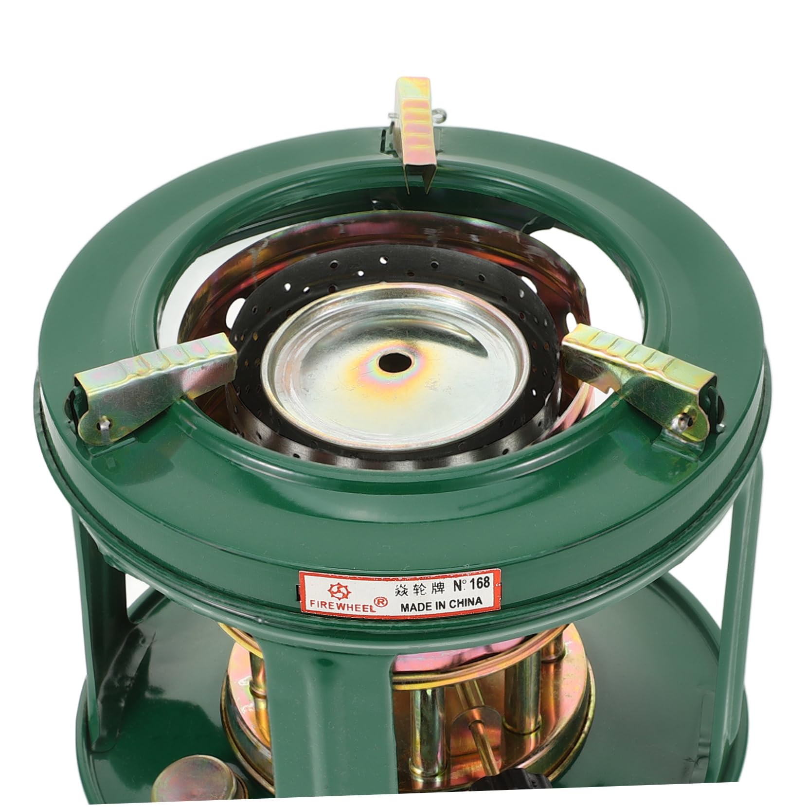 2Pcs Calentador Estufa Quemadores Pequeña Estufa de Queroseno Estufa de Aceite de Queroseno Soporte de Olla Lámpara de Parafina Camping Barbacoa Parrilla Quemador de Queroseno/As Shownx2Pcs/1