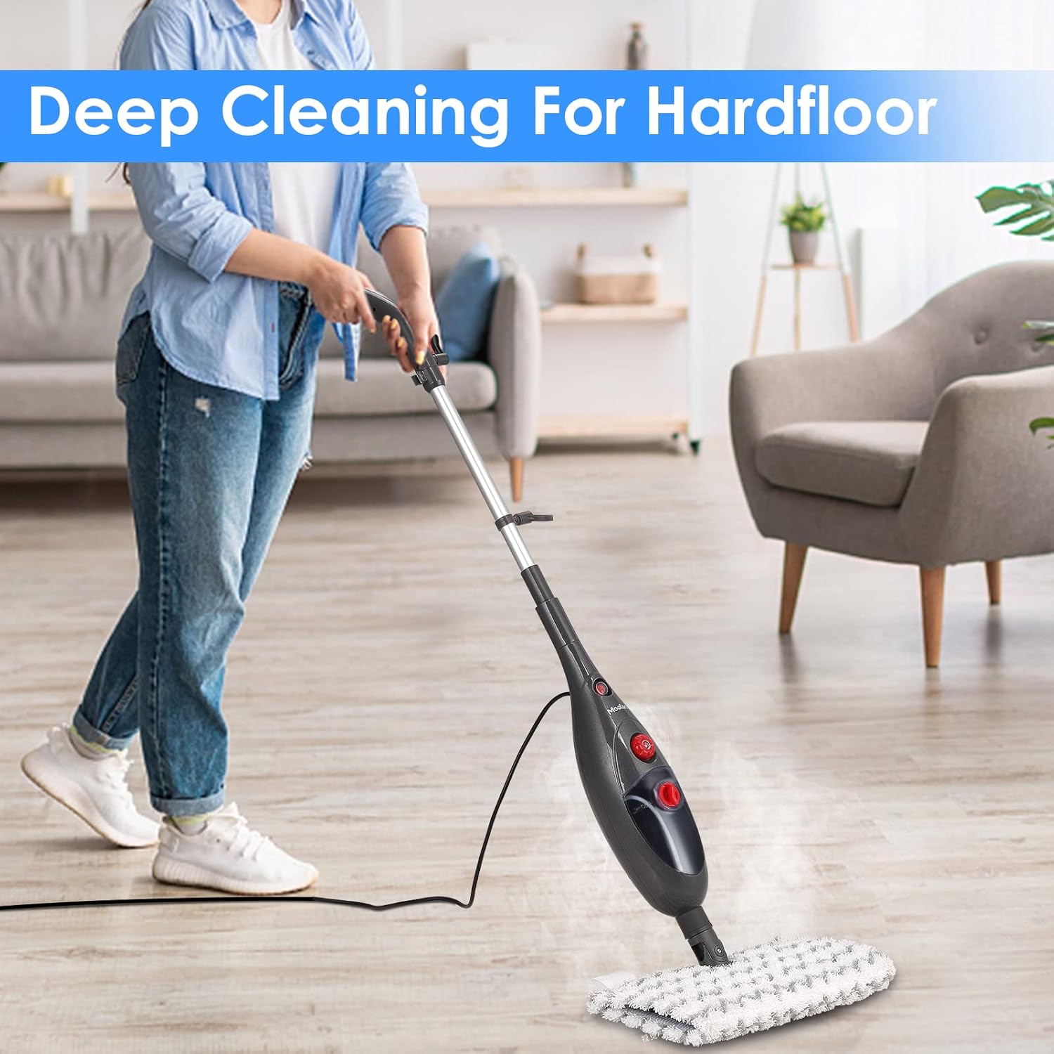 Best Steam Cleaners - Moolan Steam cleaner, Professional Floor Steamer Cleaner
