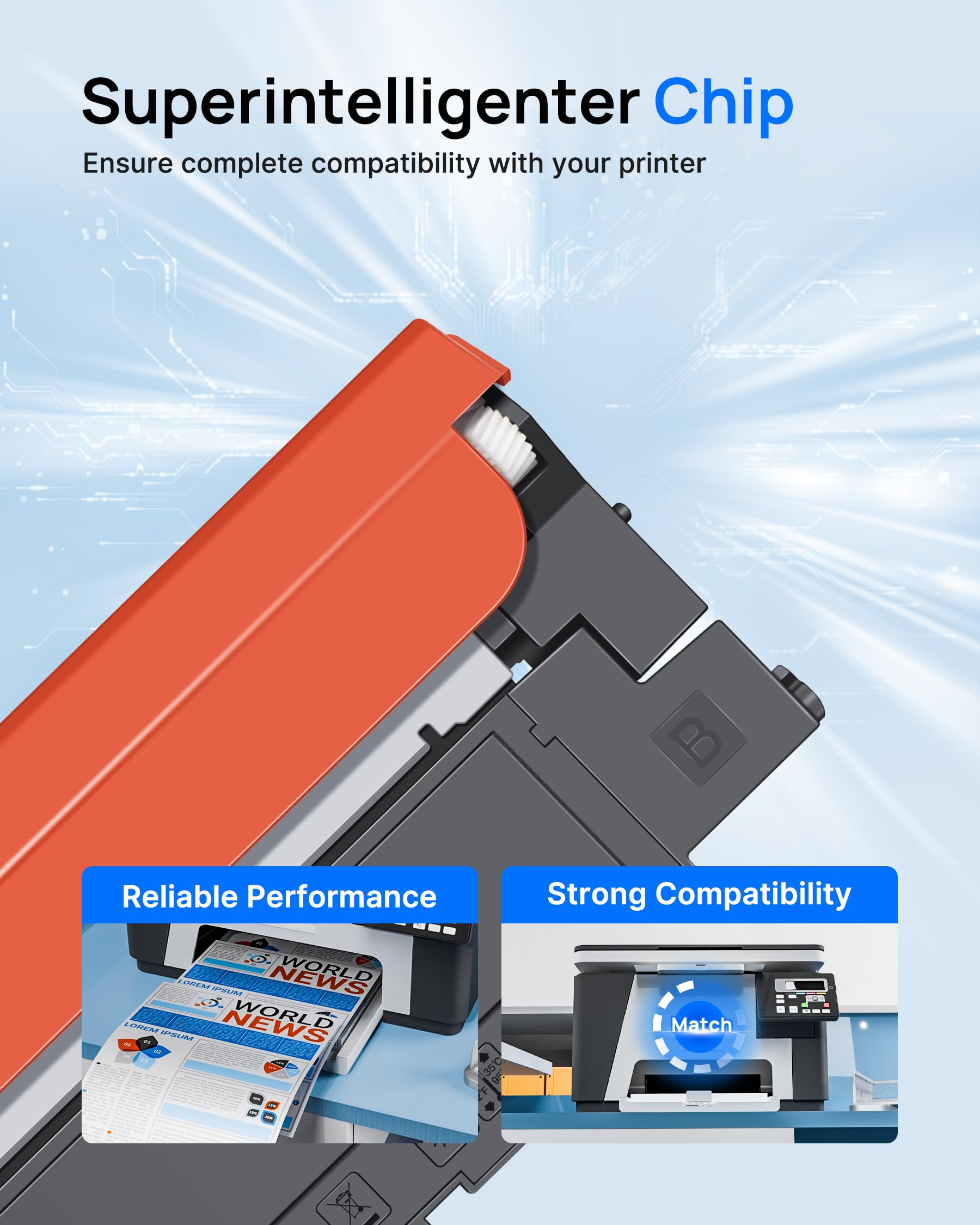 117A MFP 178nw Toner avec Puces Compatible pour HP 117A W2070A Cartouche pour HP Color Laser MFP 178nw 178nwg MFP 179fnw 179fwg 150nw 150a W2071A W2072A W2073A (4-Pack)