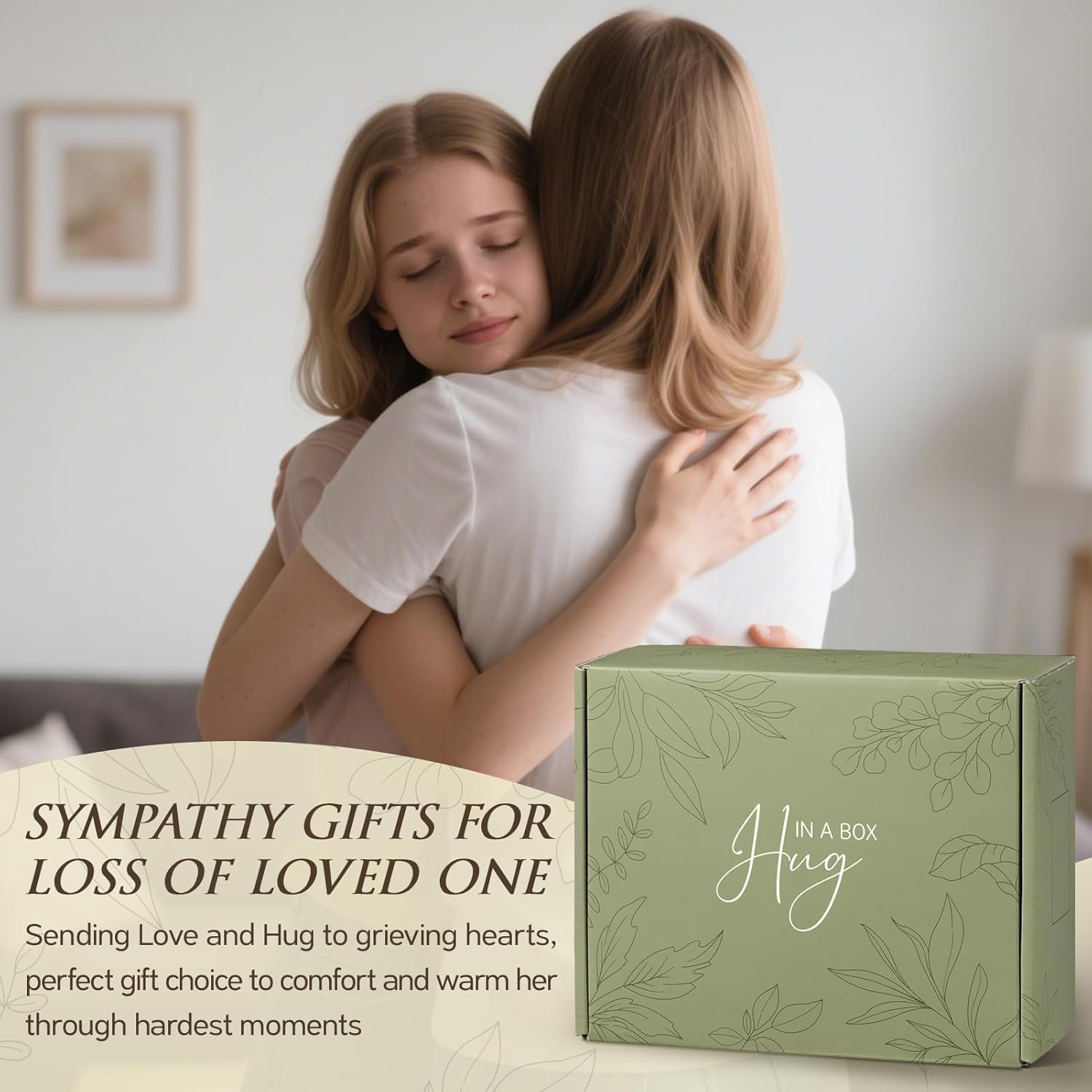 Sympathy Gift Baskets Sympathy Gifts for Loss of Loved One Mother Father Husband Mom Dad, Memorial Grief Condolences Bereavement Gift Ideas for Loss, Miscarriage Gifts for Mothers Women Care Package - Image 3
