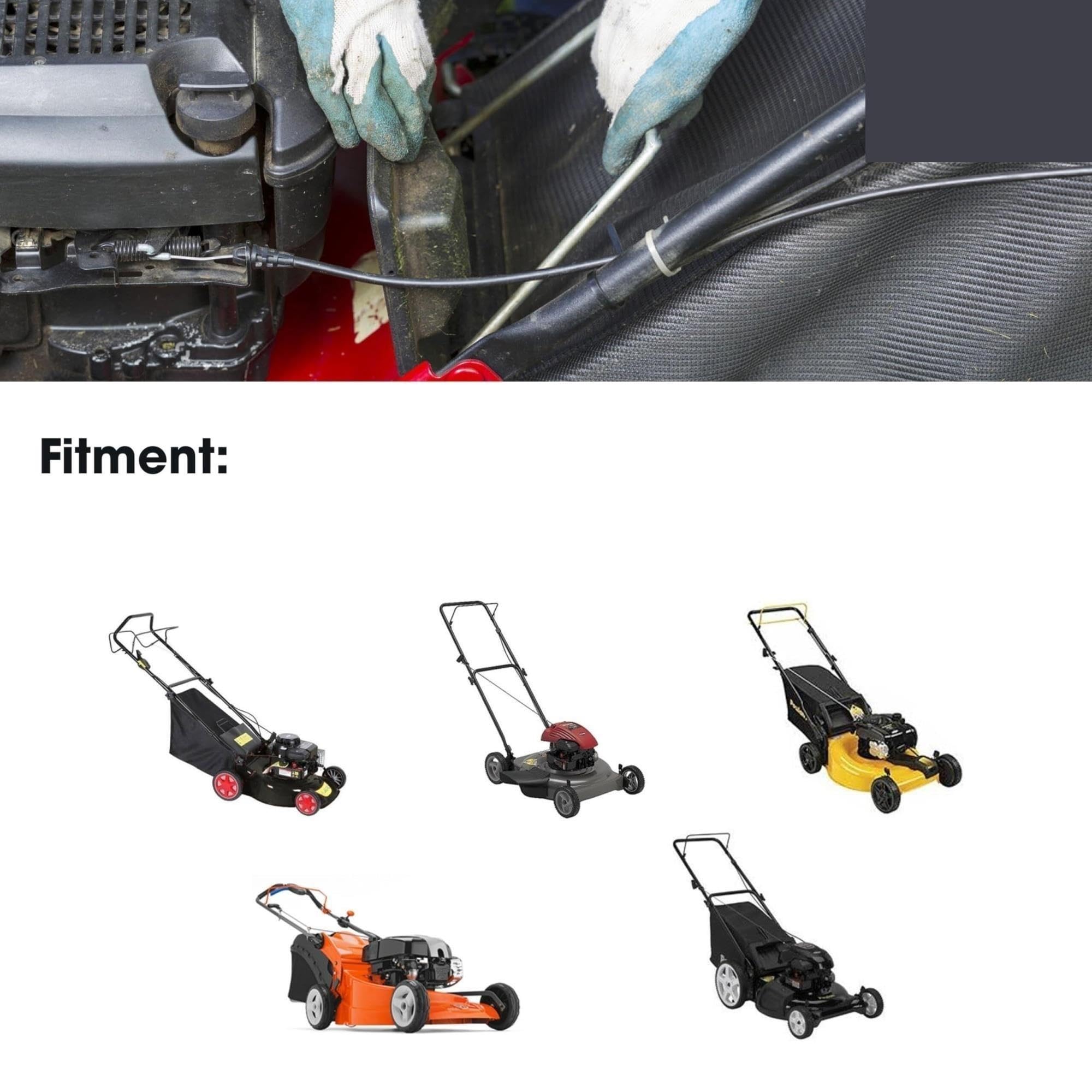 Piezas de cable para cortacésped compatibles con Craftsman