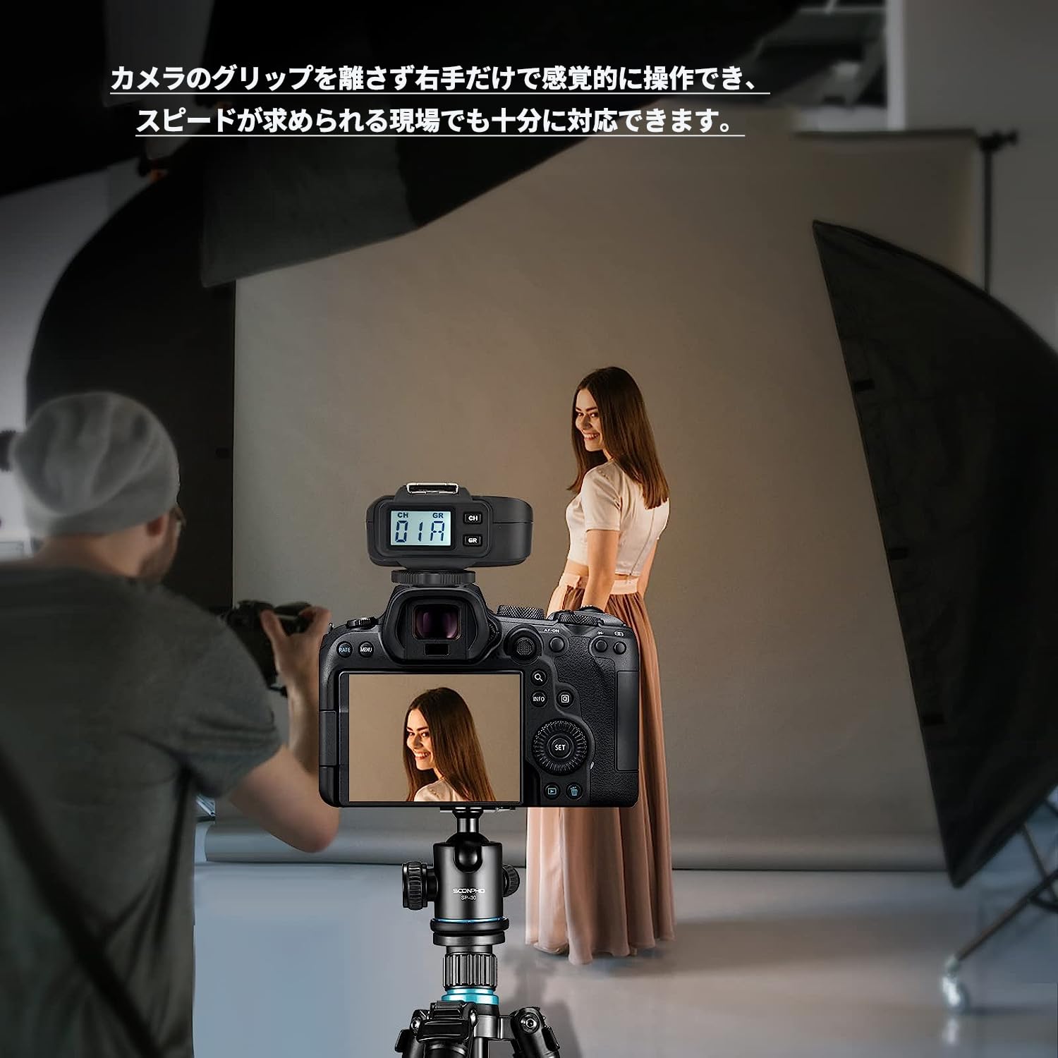 Amazon.co.jp: Godox X2T-C+X1R-C フラッシュトリガー フラッシュ受信 