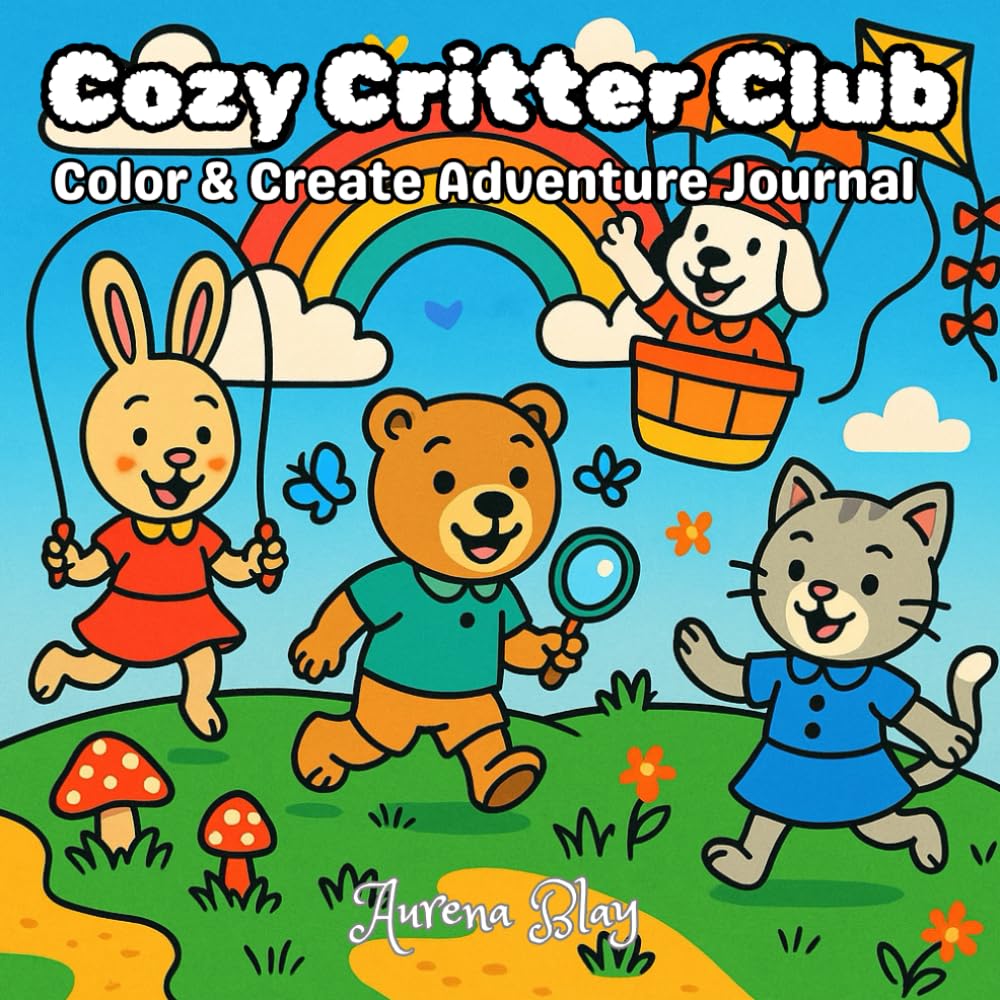 Independently Published Cozy Critter Club: Color & Create Adventure Journal