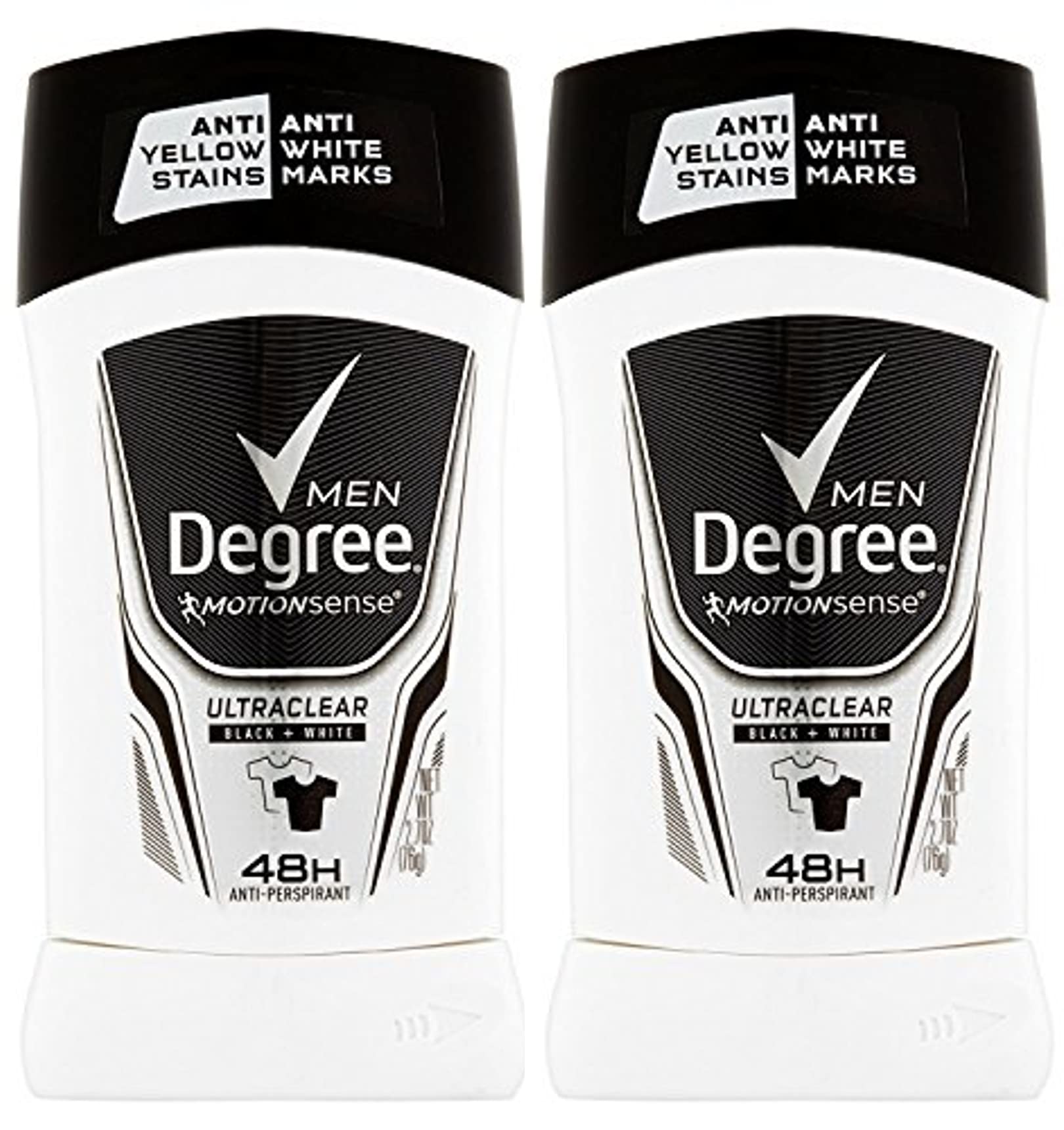 Photo 1 of Degree Deodorant 2.7 Ounce Mens Ultra Clear Black & White (79ml) (2 Pack)