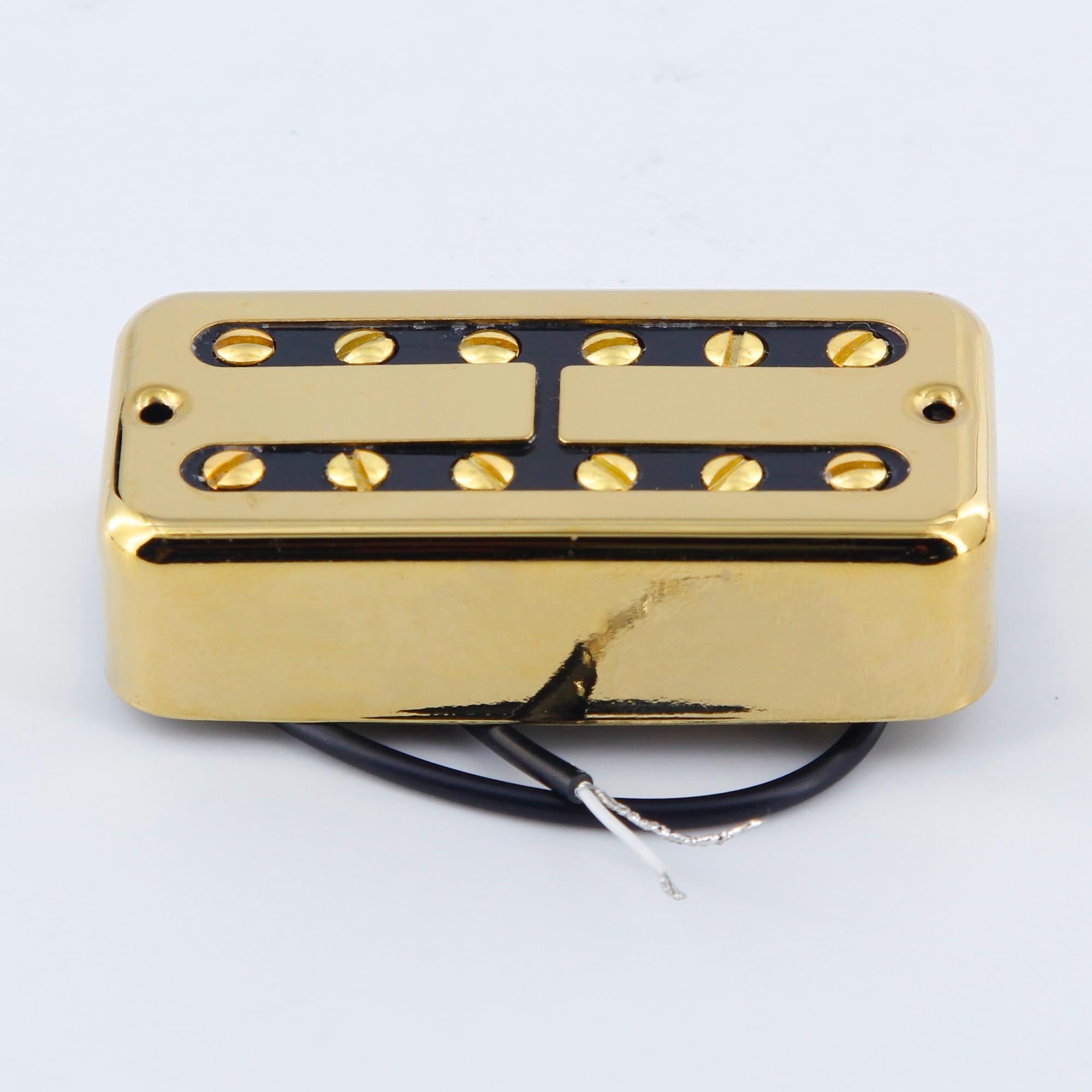 FLEOR Alnico Lot de 2 micros Humbucker manche 3-4K + chevalet 4-5K pour guitare de style FT, doré