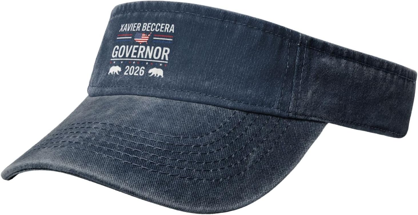 Xavier Becerra for Governor 2026 Hat Governor of California Visor Hats