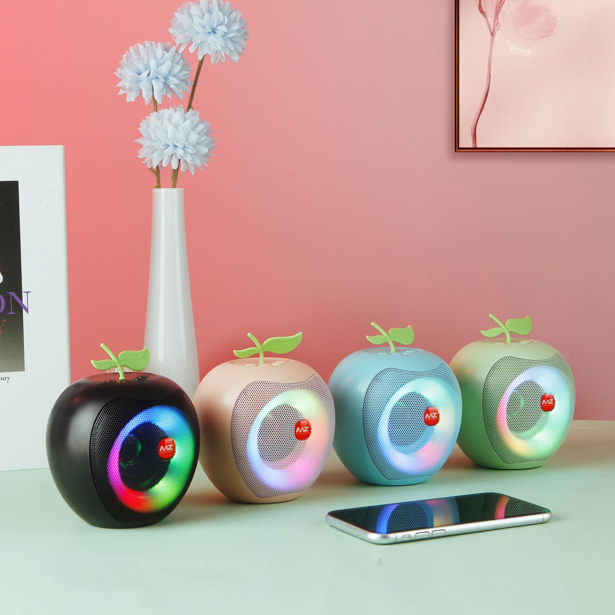 MZ M52VP (Portable Bluetooth Speaker) Unique Apple-Shaped Design