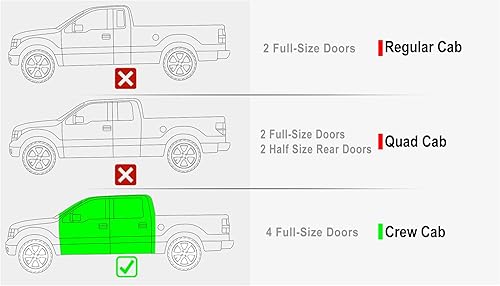 Miniatura 2 de APS Estribos de acero inoxidable con recubrimiento en polvo negro de 6 pulgadas, barras Nerf para escalones laterales compatibles con Ford F150
