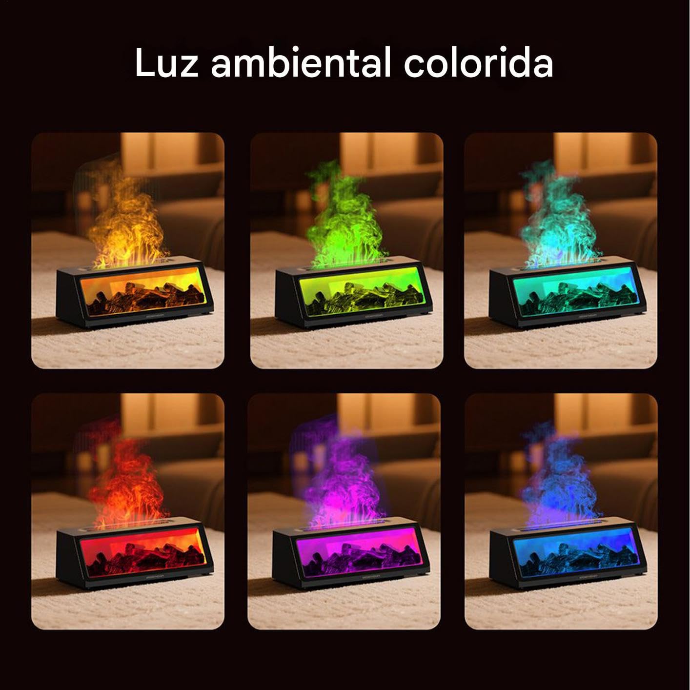 Difusor de Aceites Esenciales,Difusor De Aroma Retro | Humidificador de