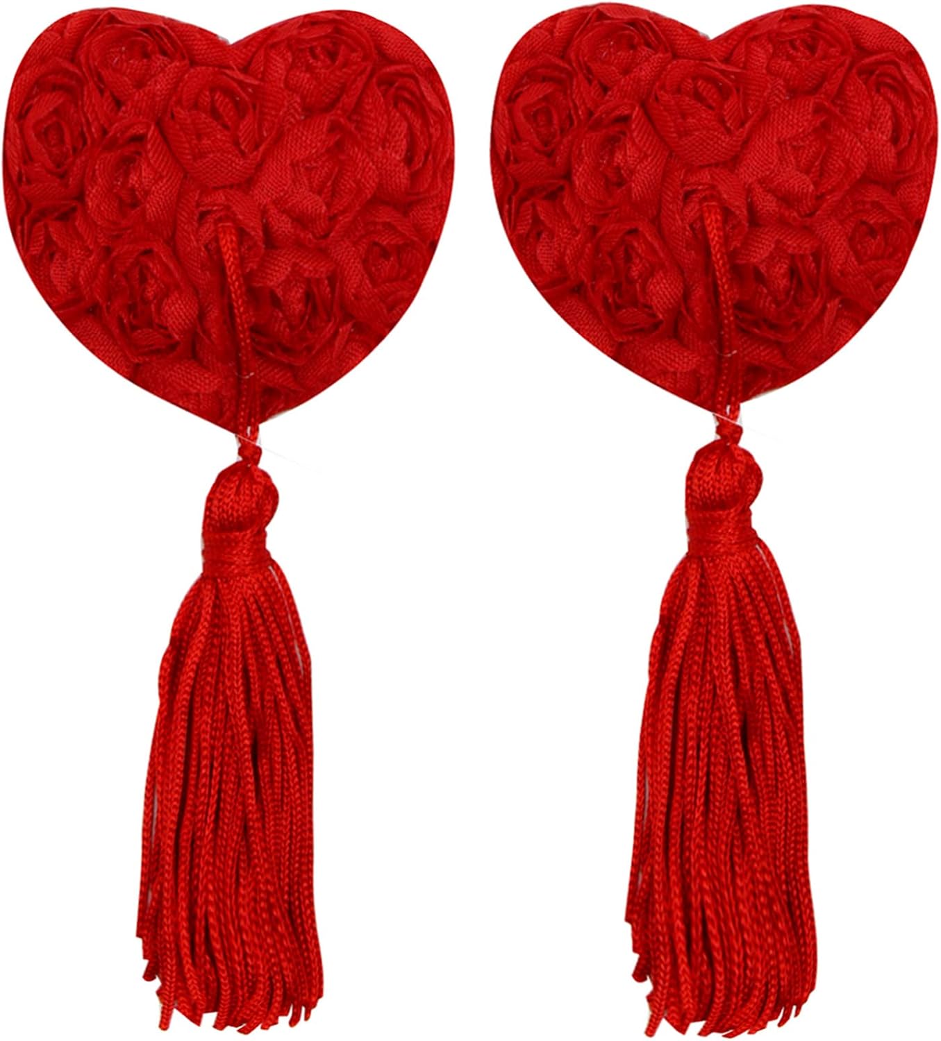 Reusable Flower Silicone Pasties Bra Sexy Breast Petals with Tassel image 5