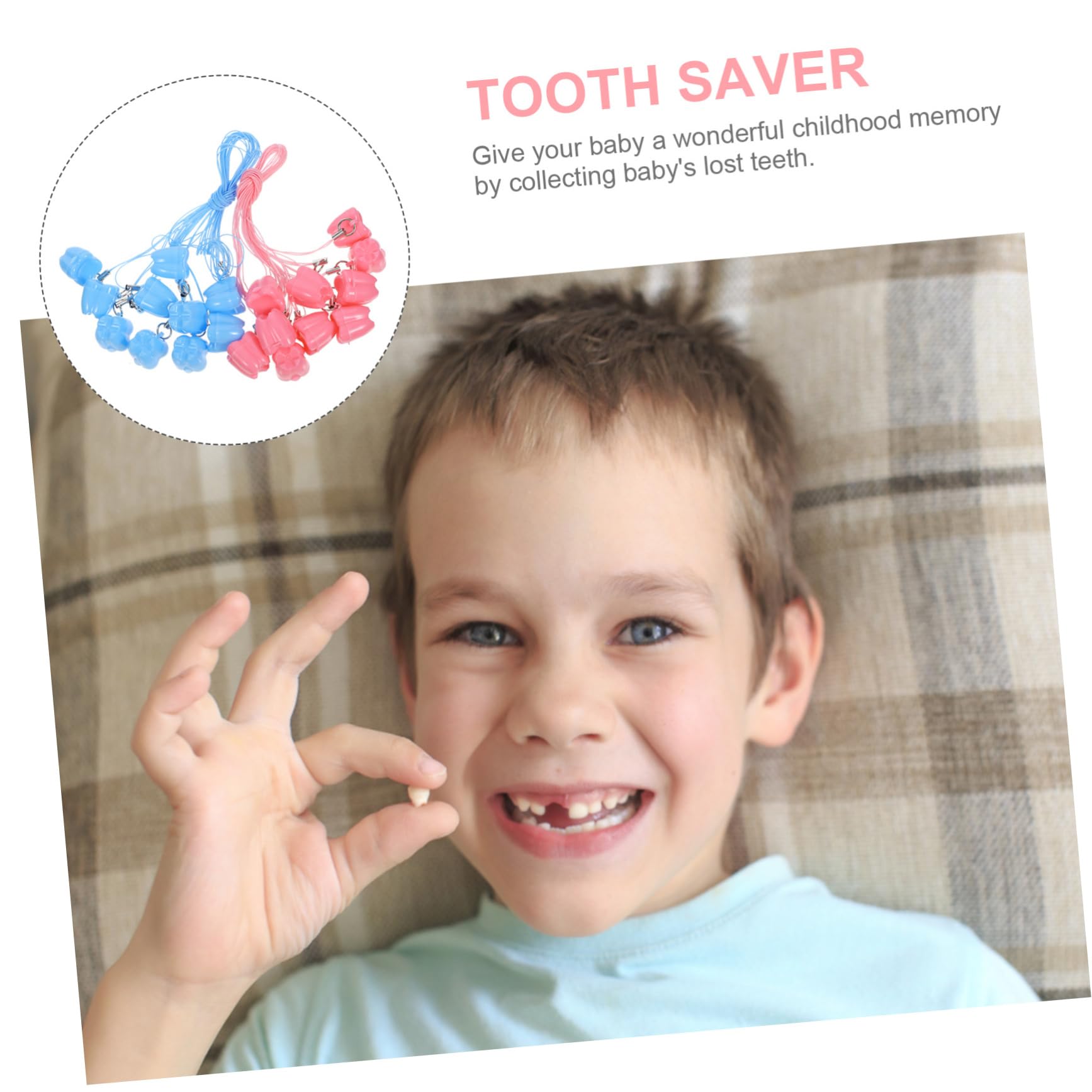 BESTonZON 100pièces Boîte à Dents Pour Garçon Fille Et Rangement Souvenirs De Dents De Lait Créatif Pour Fêtes Et Événements Spéciaux