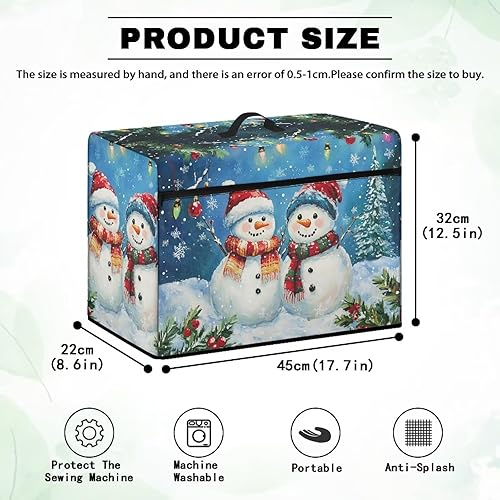 Miniatura 133 de Mumeson Cubierta antipolvo para máquina de coser de gatos negros con flores, para la mayoría de máquinas de coser estándar, plegable, duradera