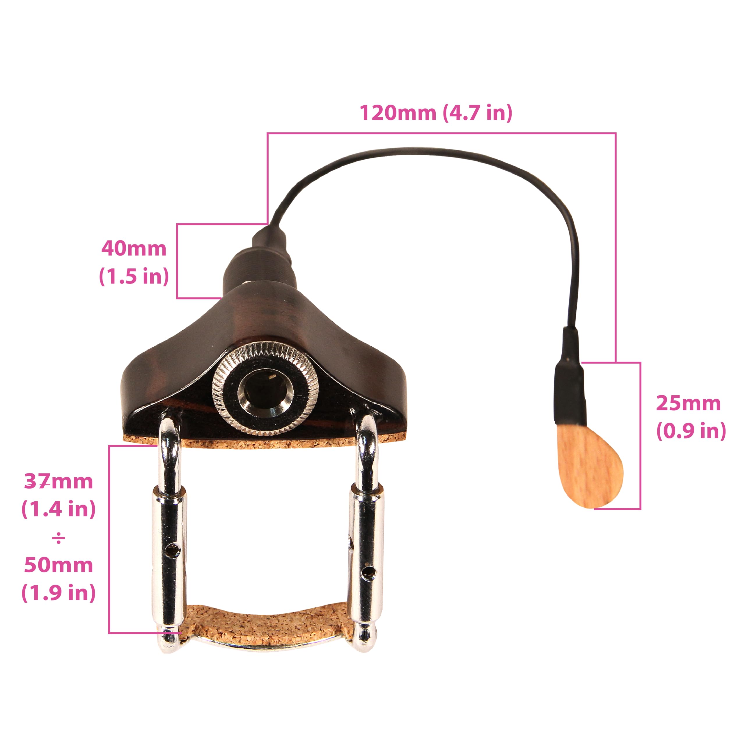 Amazon | KNA VV-3 Violin/Viola piezo portable pickup バイオリン