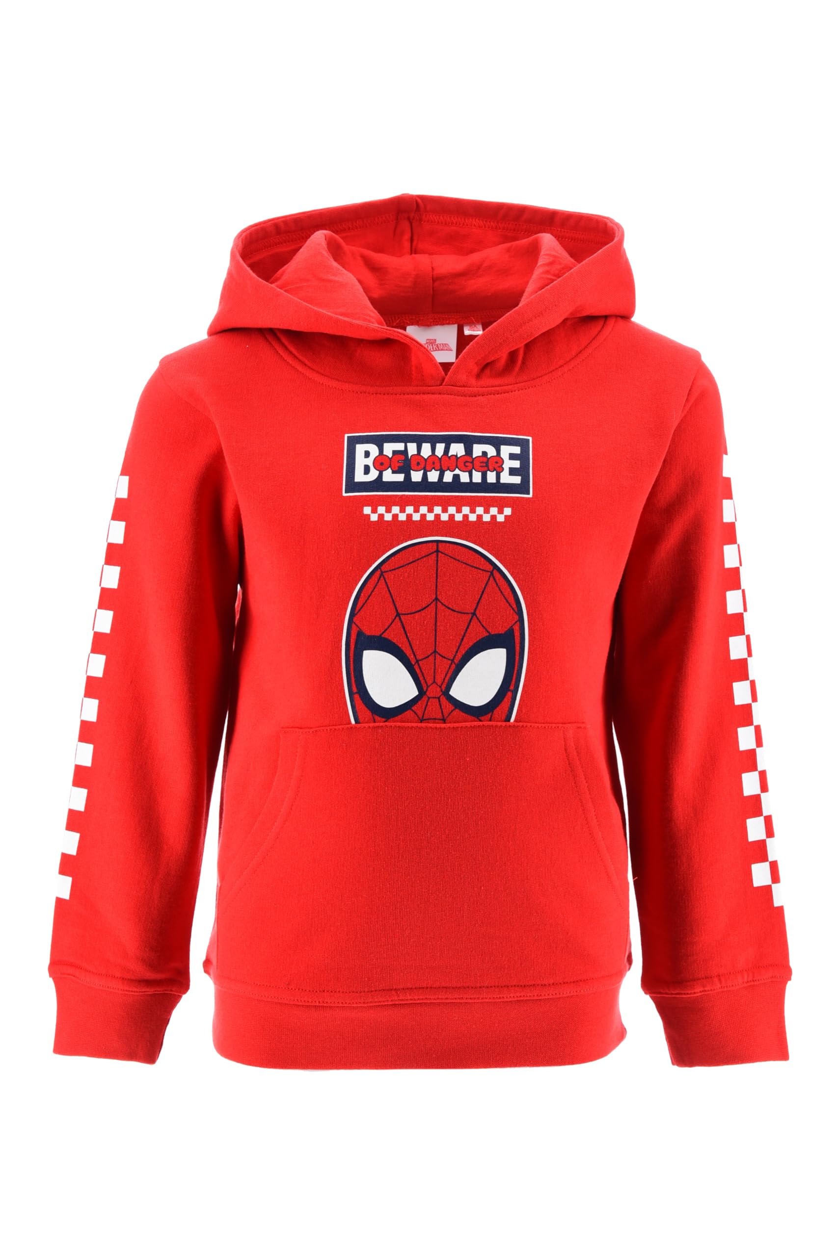 Marvel Spiderman Sweat à Capuche pour Garçon, Pull Sweatshirt Cadeau pour Enfants, Tailles 3 à 8 Ans