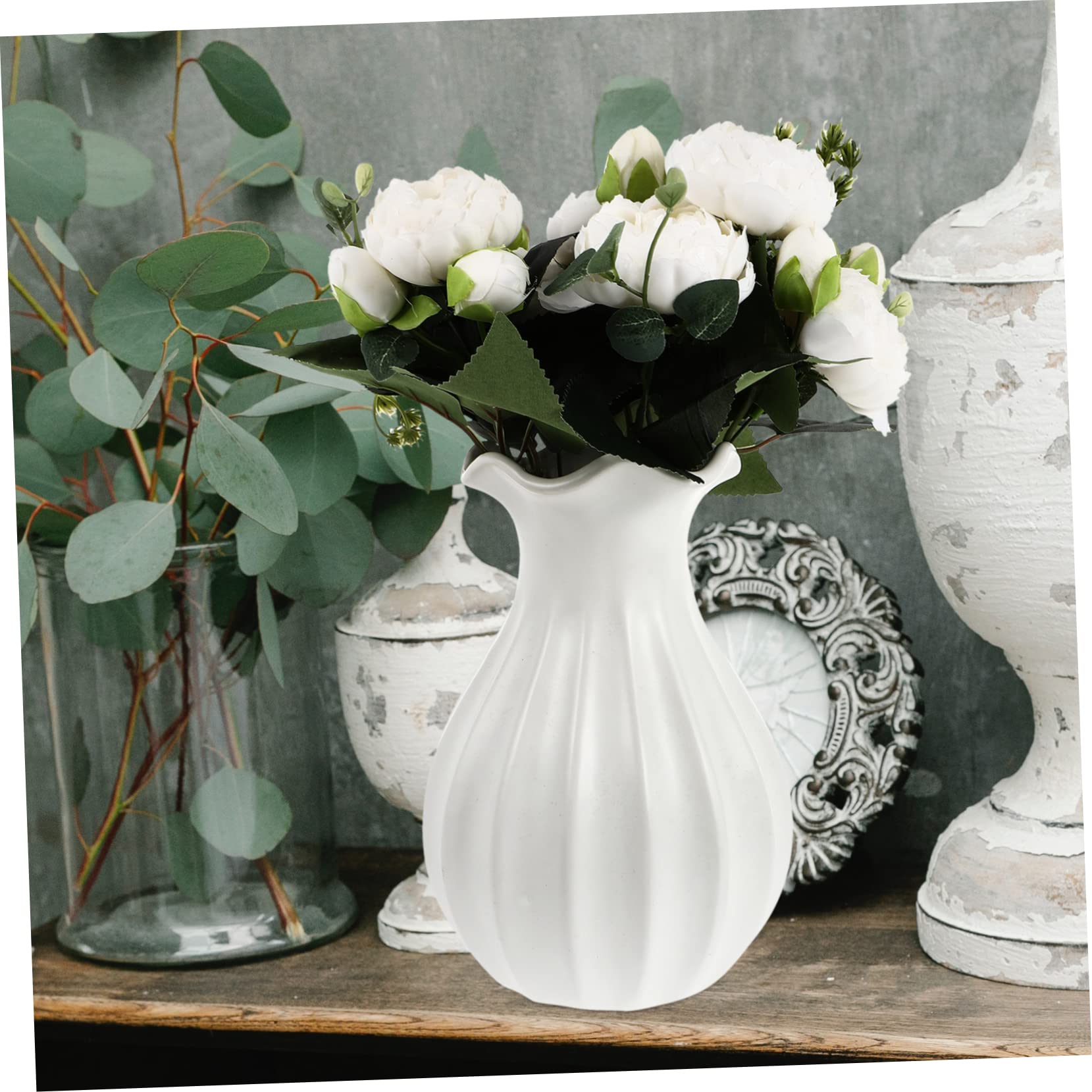 Zerodeko 6stücke Künstliche Pfingstrosen Blumenstrauß Für Hochzeit Und Heimdekoration Realistische Pflegeleichte Seidenblumen Für Stilvolle Arrangements Und Kreative -projekte