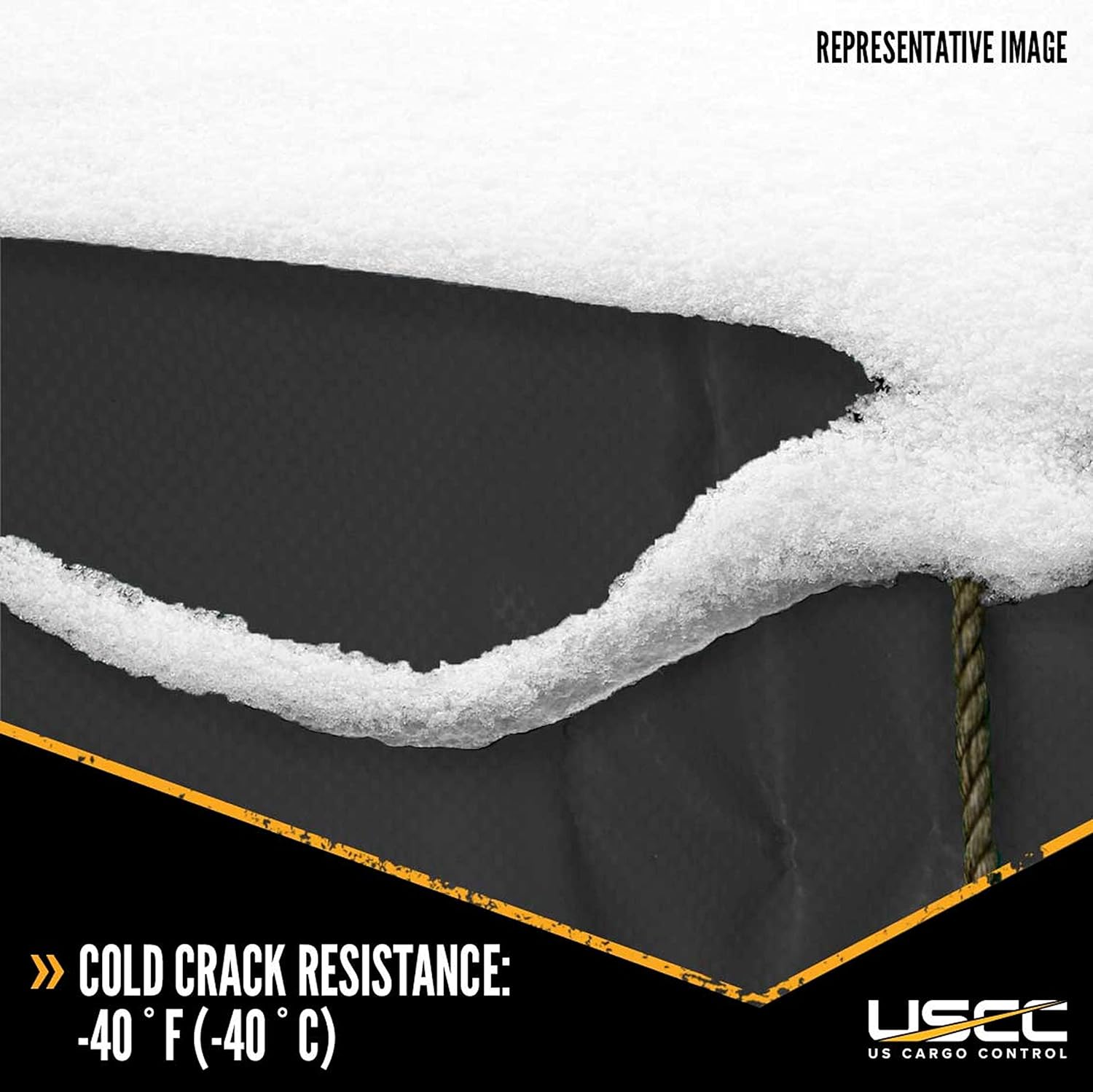 US Cargo Control (2) 24 x 28 ft. Lightweight Flatbed Tarps and 100 Rubber Tarp Straps