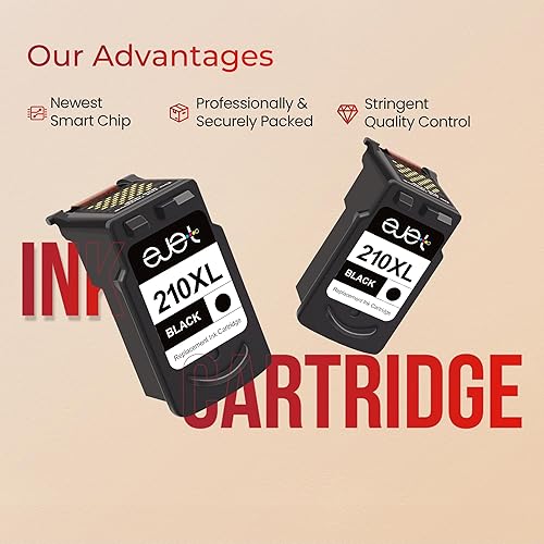 Miniatura 5 de ejet 240XL PG-240 Cartucho de tinta negra remanufacturado para Canon 240XL Cartucho de tinta negra PG-240 XL para impresora Canon Pixma MG3620