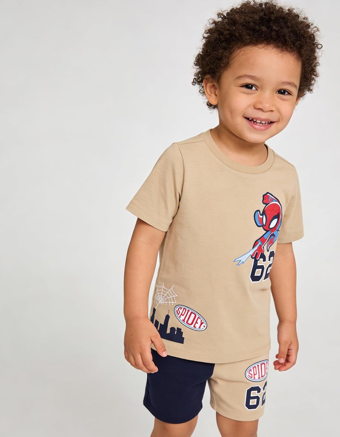 Marvel Boys' T-shirt and Shorts Outfit Set