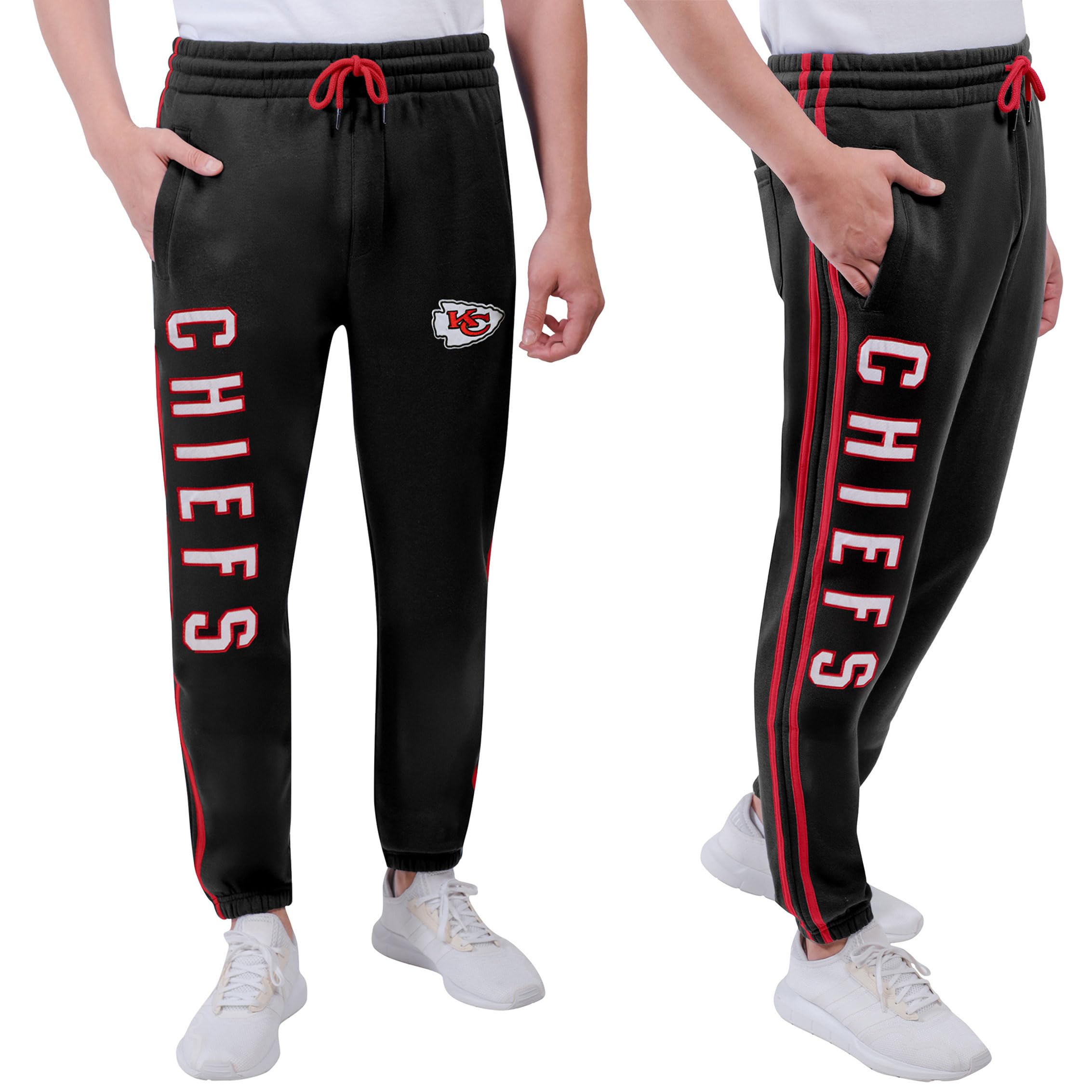 Ultra Game Adults NFL Official Active Super Soft Fleece Game Day Jogger Sweatpants
