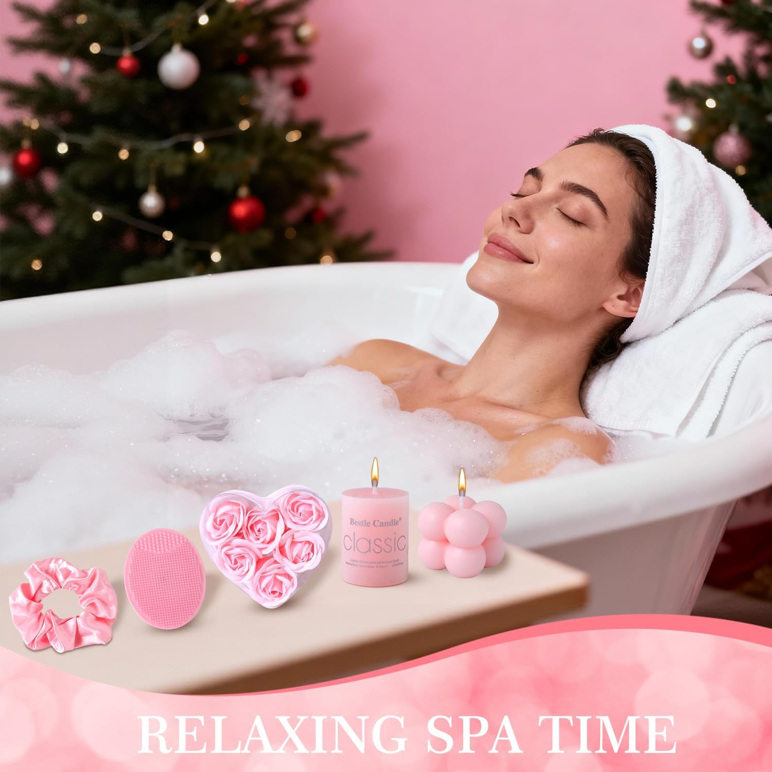 Advent Skincare Calendar for Teen Girls Women 2025, Christmas Gifts For Women24 Days Useful Beauty Blind Box Gifts, Gua Sha Facial Tools, Jade Roller Set, Spa, Jewelry, Scented Candles, Fuzzy Socks Gadget Tool for Mom Wife Daughter Sister - Image 2